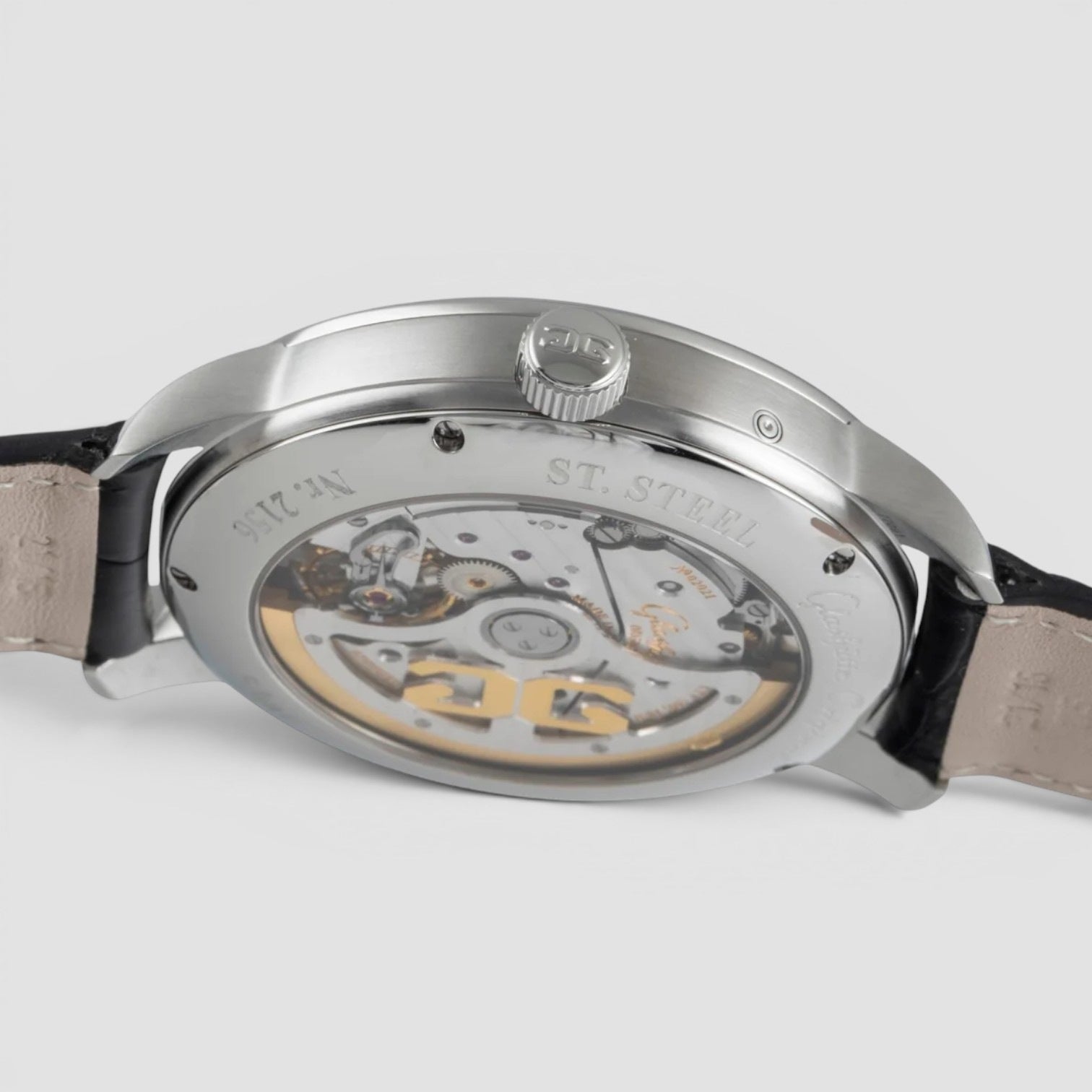 Senator Observer 44mm Steel Black Dial Big Date