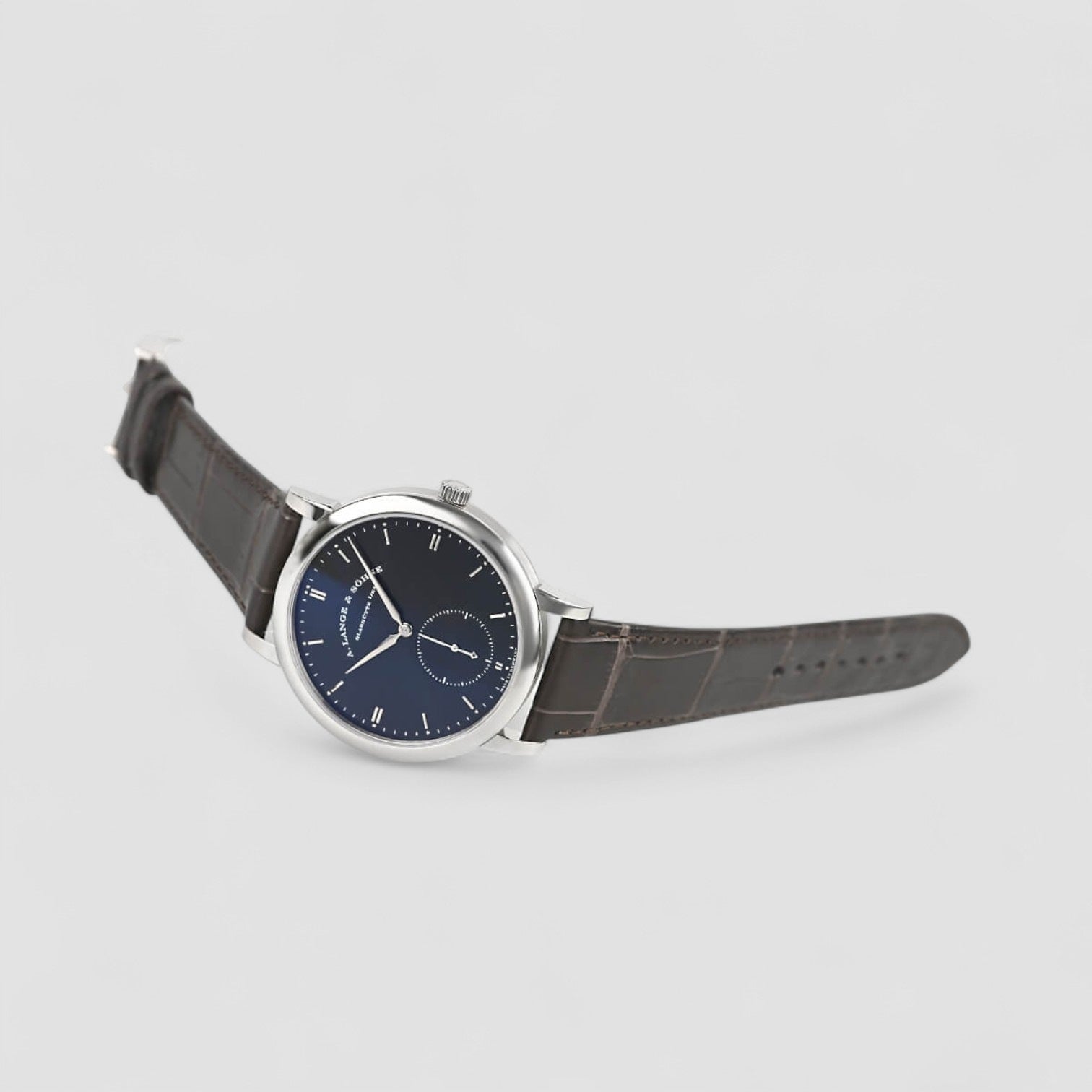 Grand Saxonia Automatik 18K White Gold / Black Dial