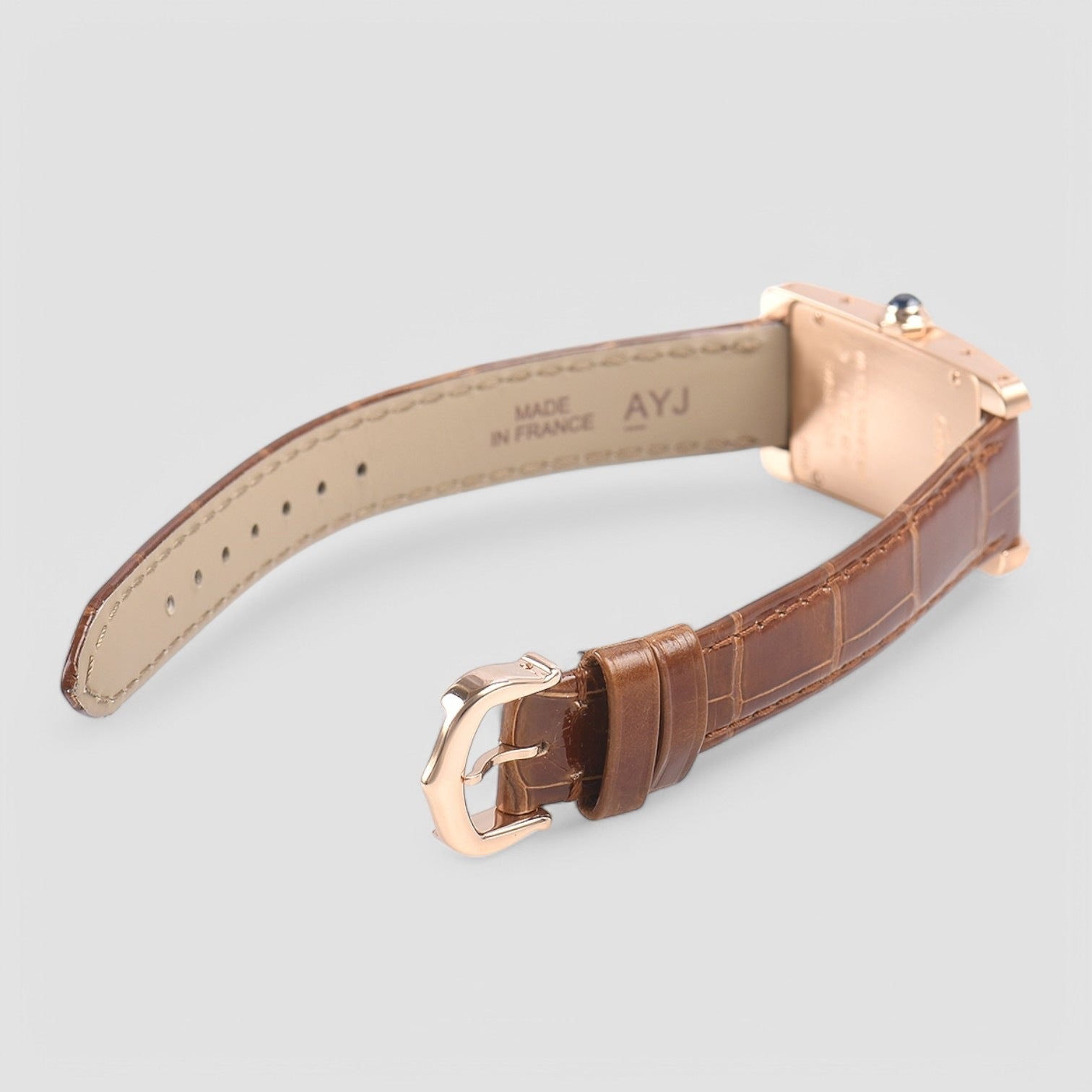Tank Americaine 18K Rose Gold Ladies Watch