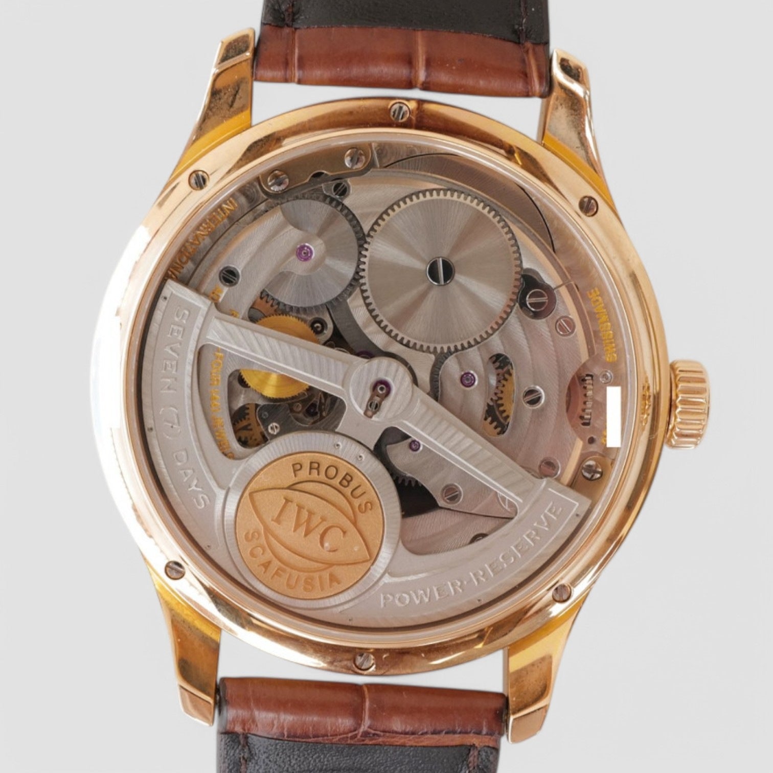 Portuguese Tourbillon Mystere 18K Rose Gold Silver Dial LIMITED