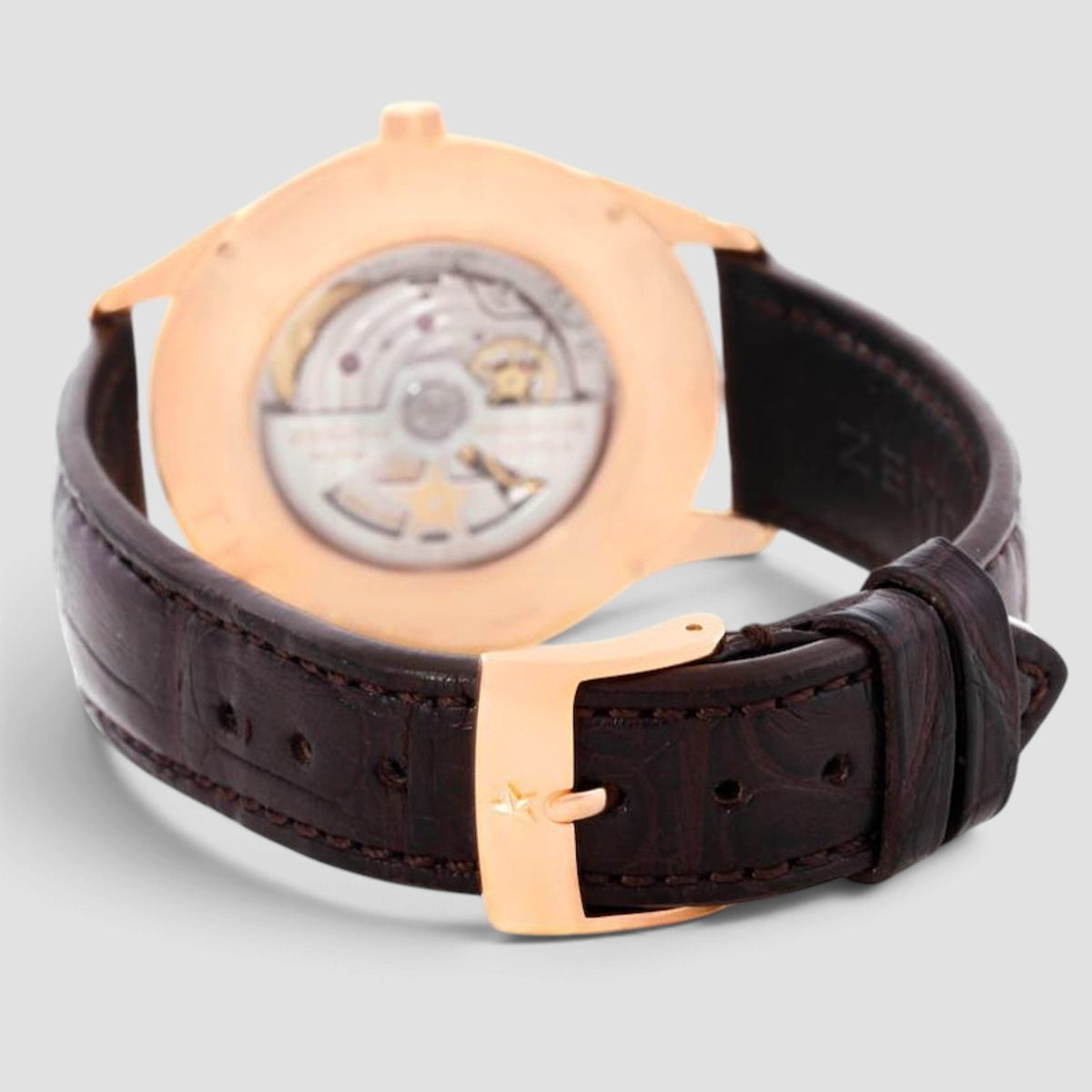 Captain Central Second 18K Rose Gold White Dial