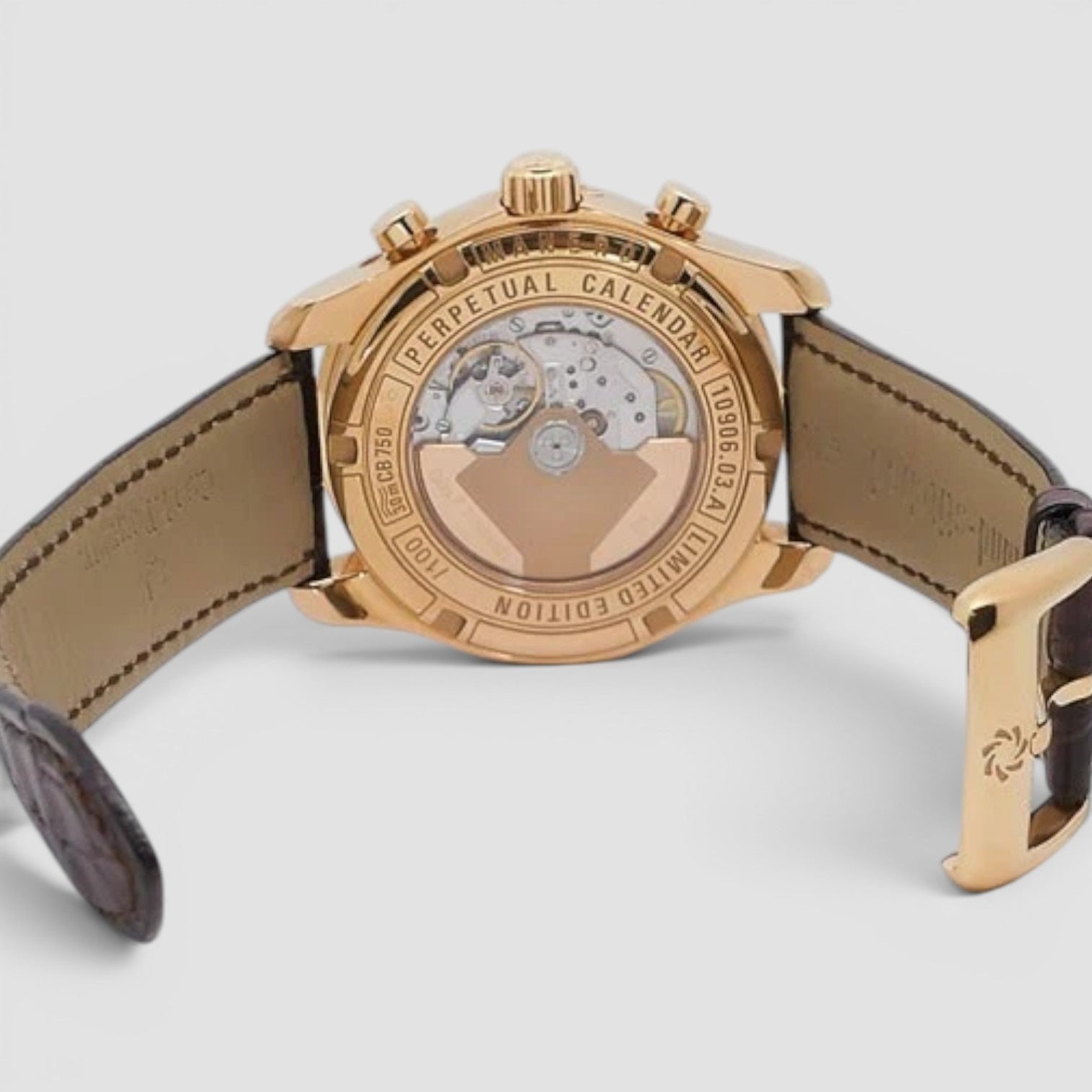 Manero Chronograph Perpetual Calendar 42.5mm Rose Gold