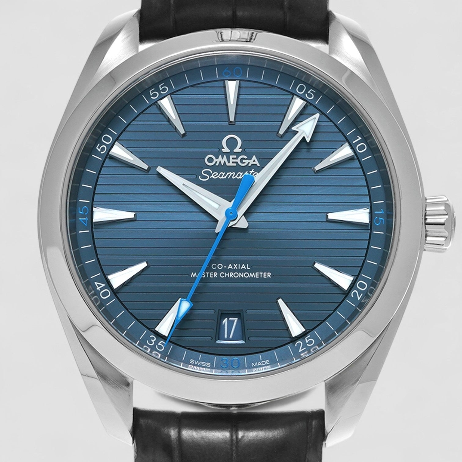 Seamaster Aqua Terra Co-Axial Chronometer Automatic Blue Dial Men's Watch