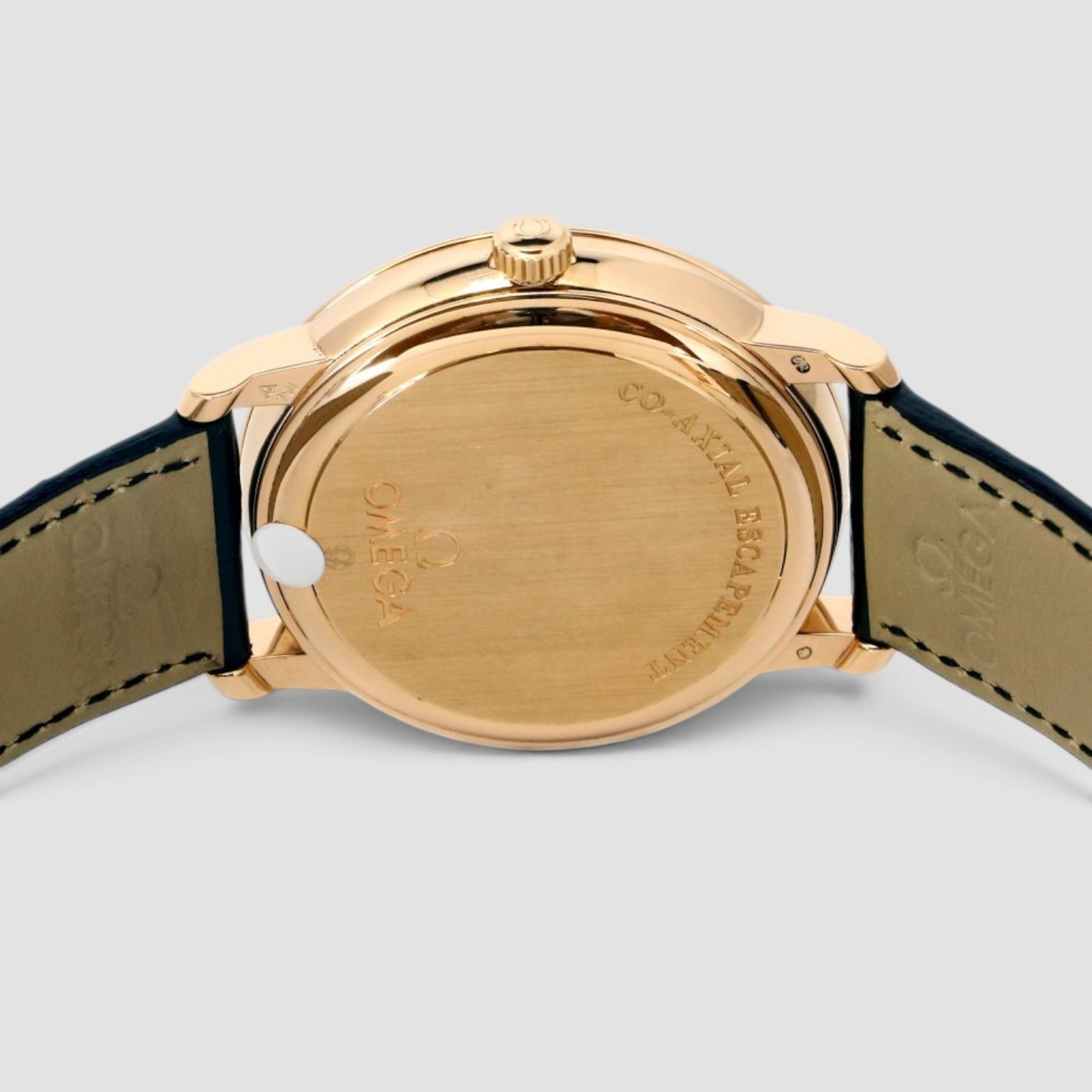 De Ville Prestige 39mm Rose Gold Black Dial