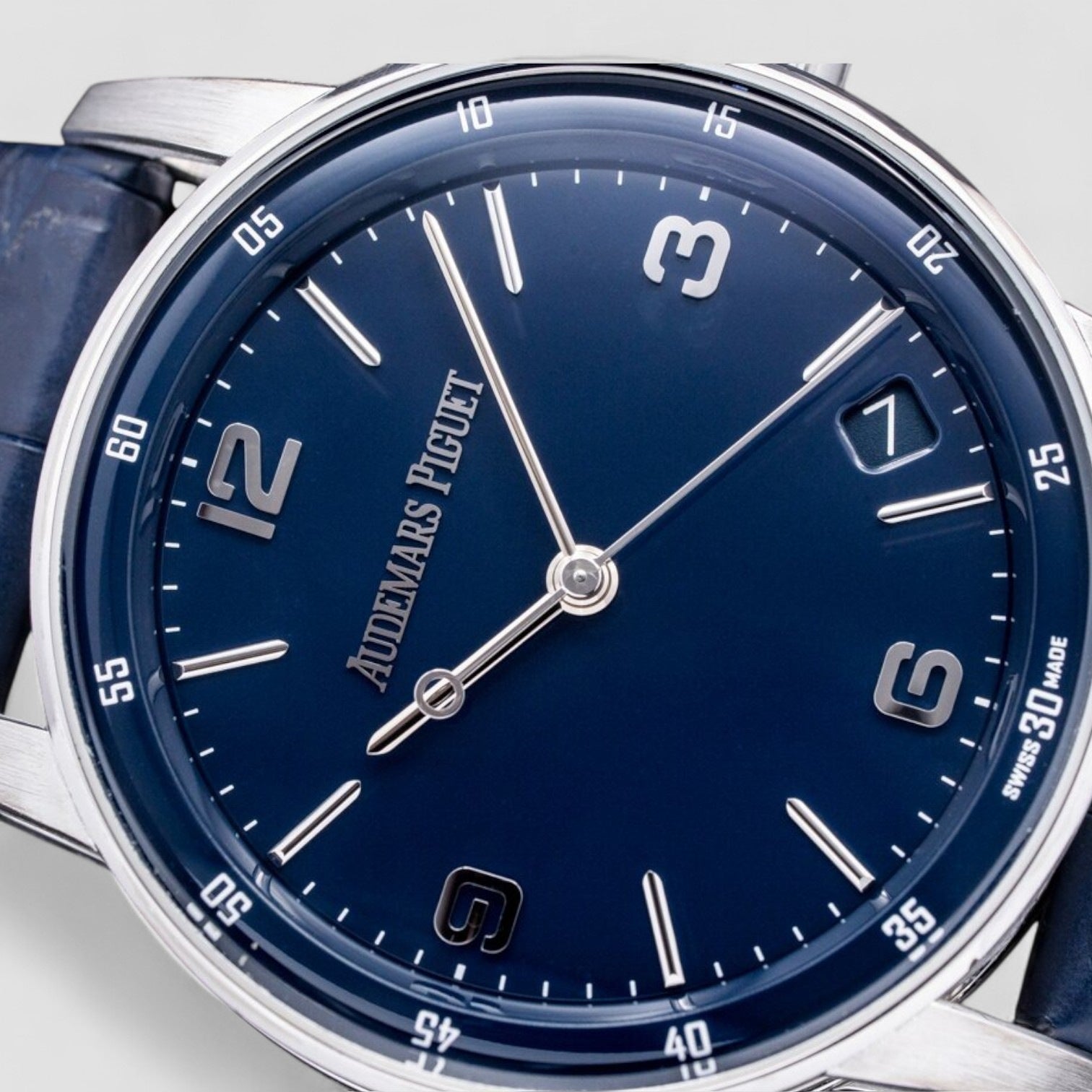 Code 11.59 Automatic 18K White Gold Blue Dial