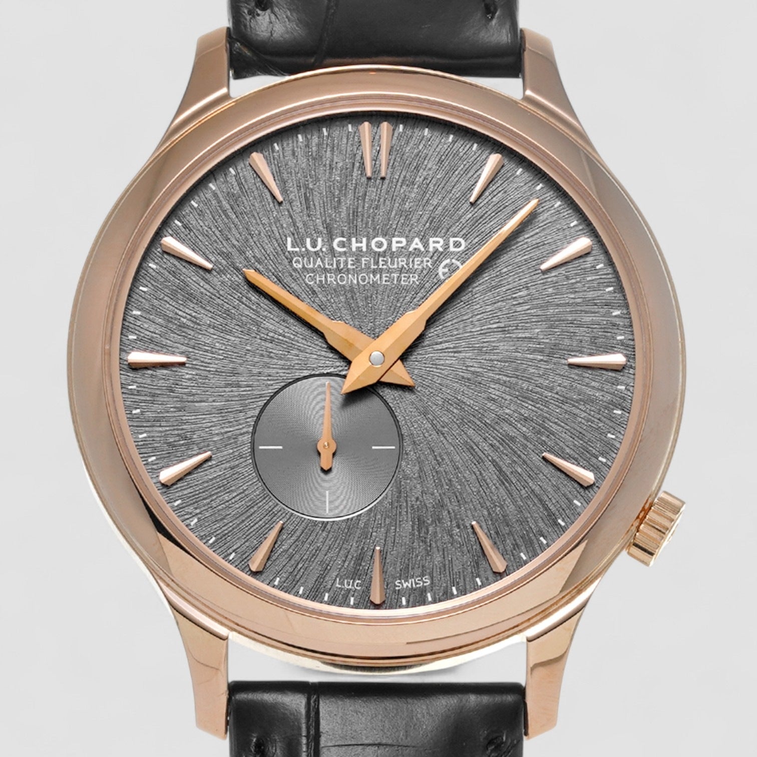 L.U.C Grey/Leather Ø40 mm