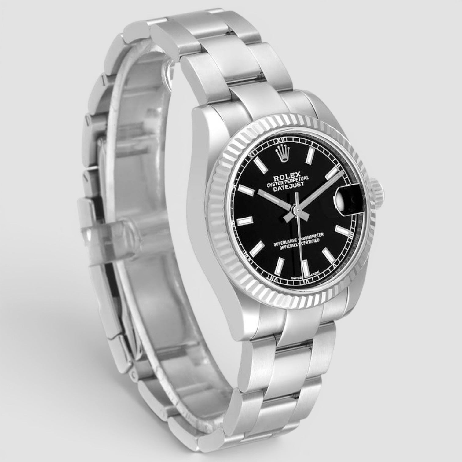 Datejust 31 Black index dial Oyster