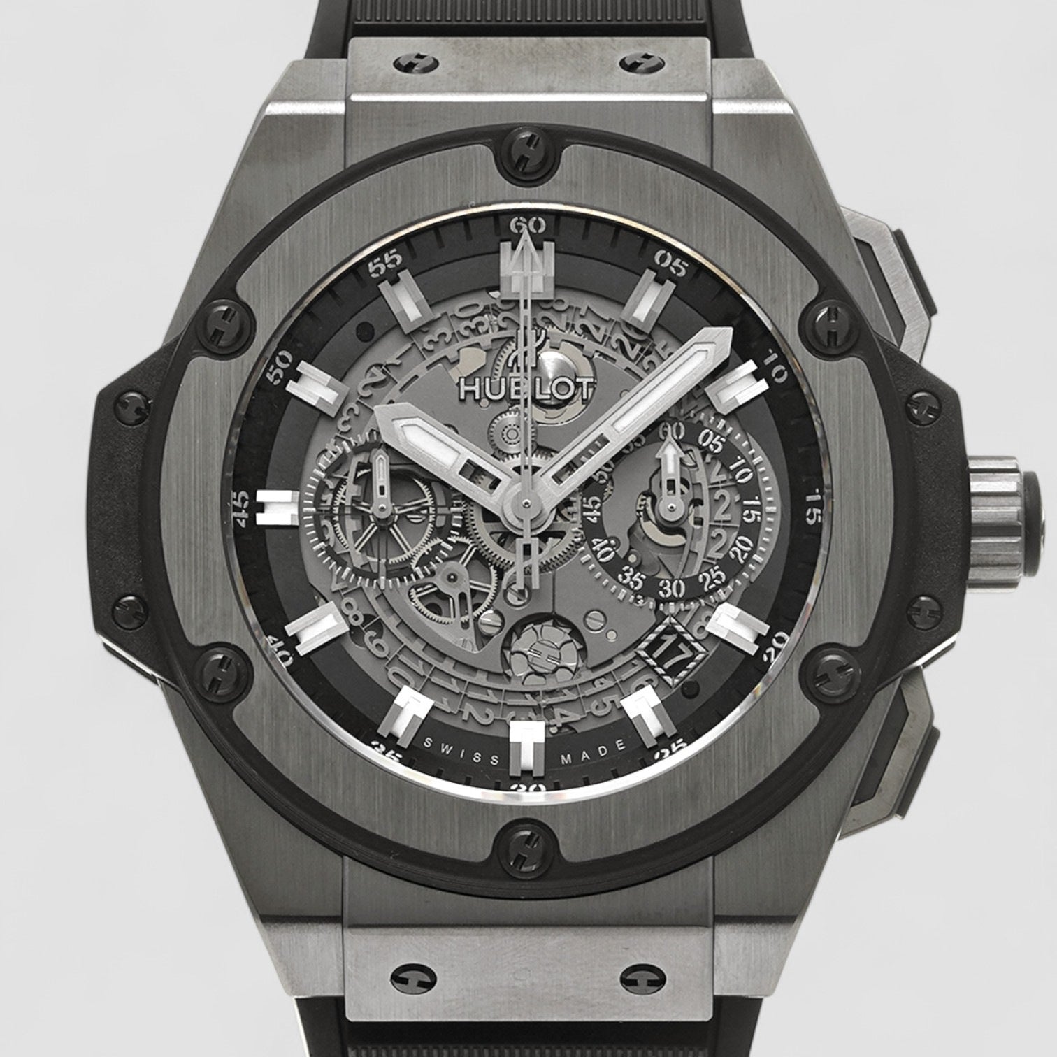 King Power Unico Chronograph Titanium / Rubber