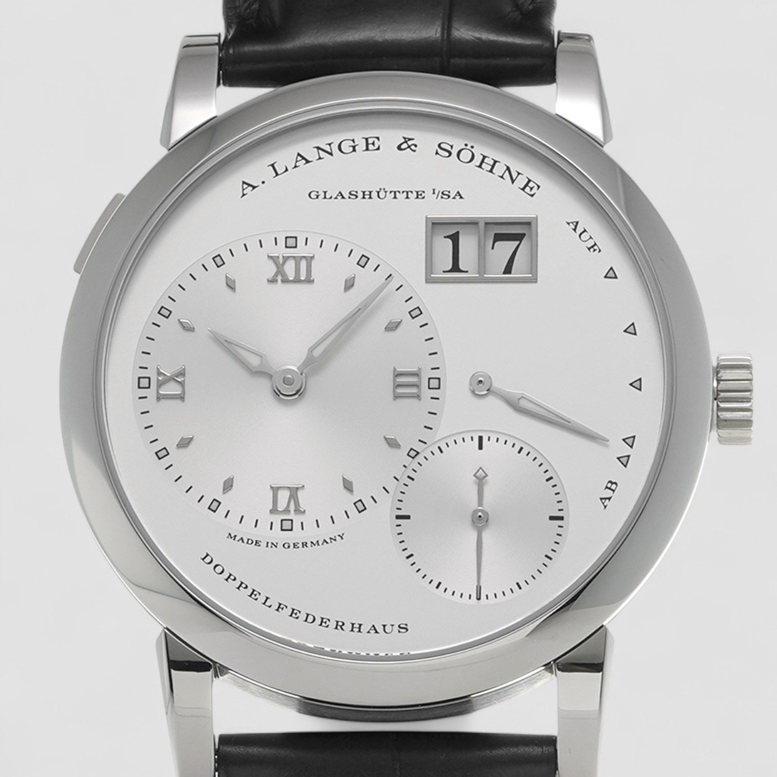 Lange 1 18K White Gold Silver Dial