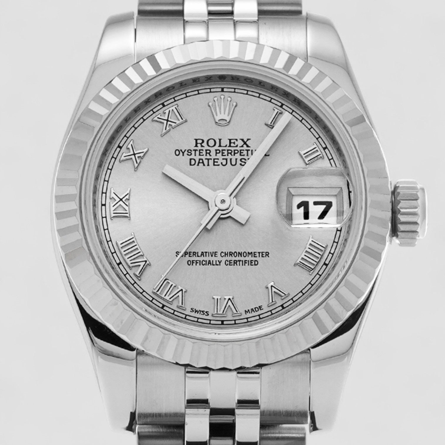 Datejust Automatic Chronometer Silver Dial Ladies Watch