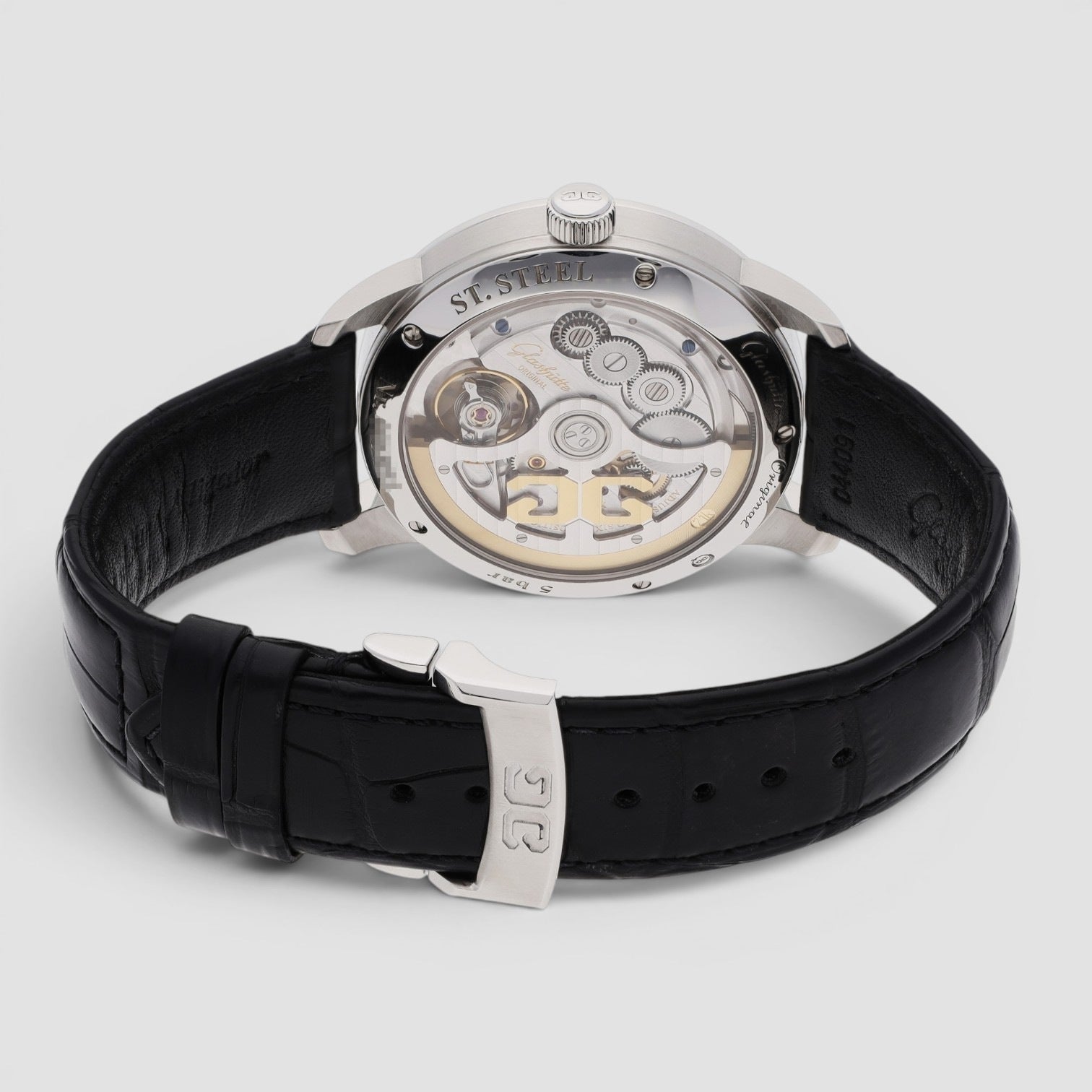 Senator Excellence Panorama Date 40mm Steel Silver Dial
