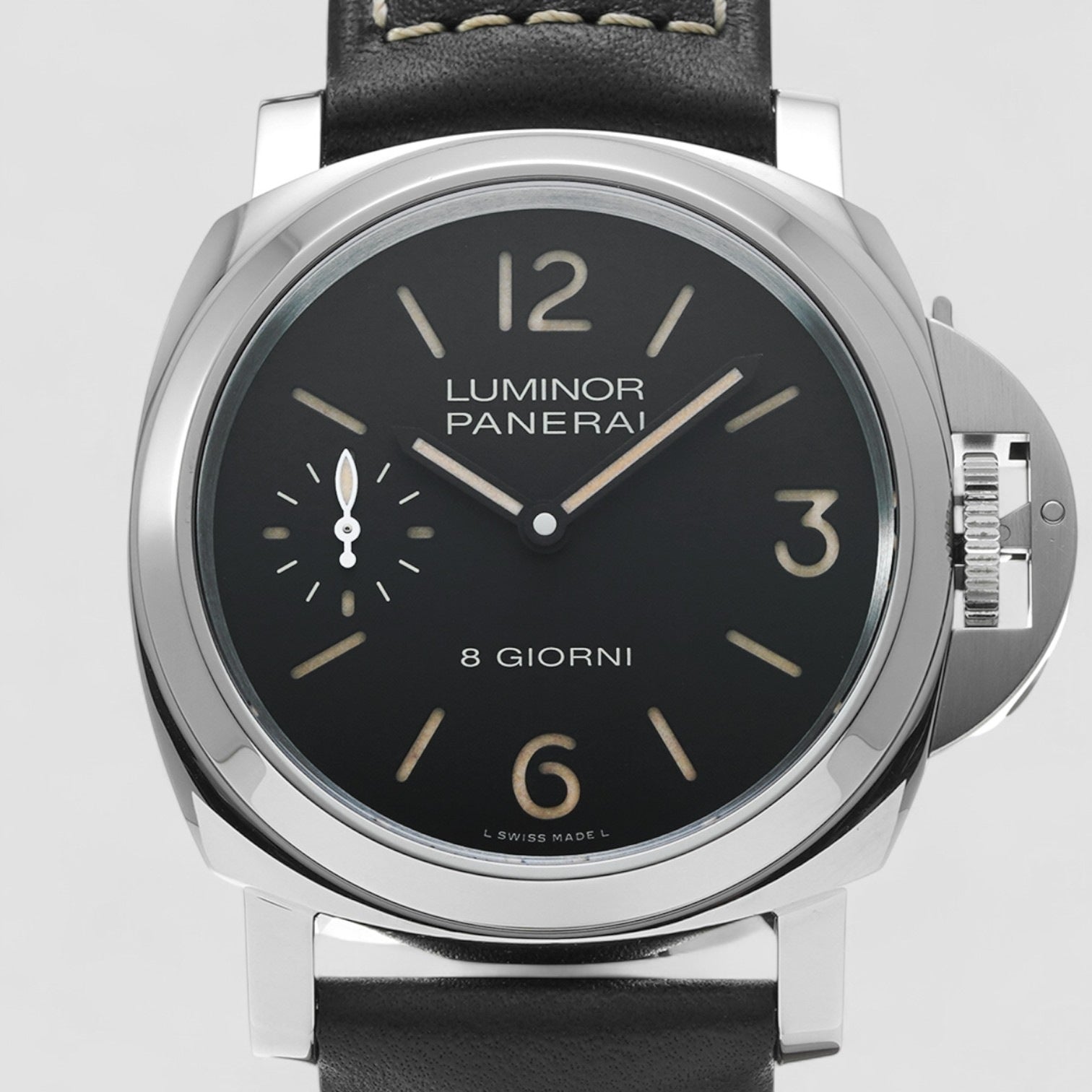 Luminor 8 Days SS Black Dial 2024