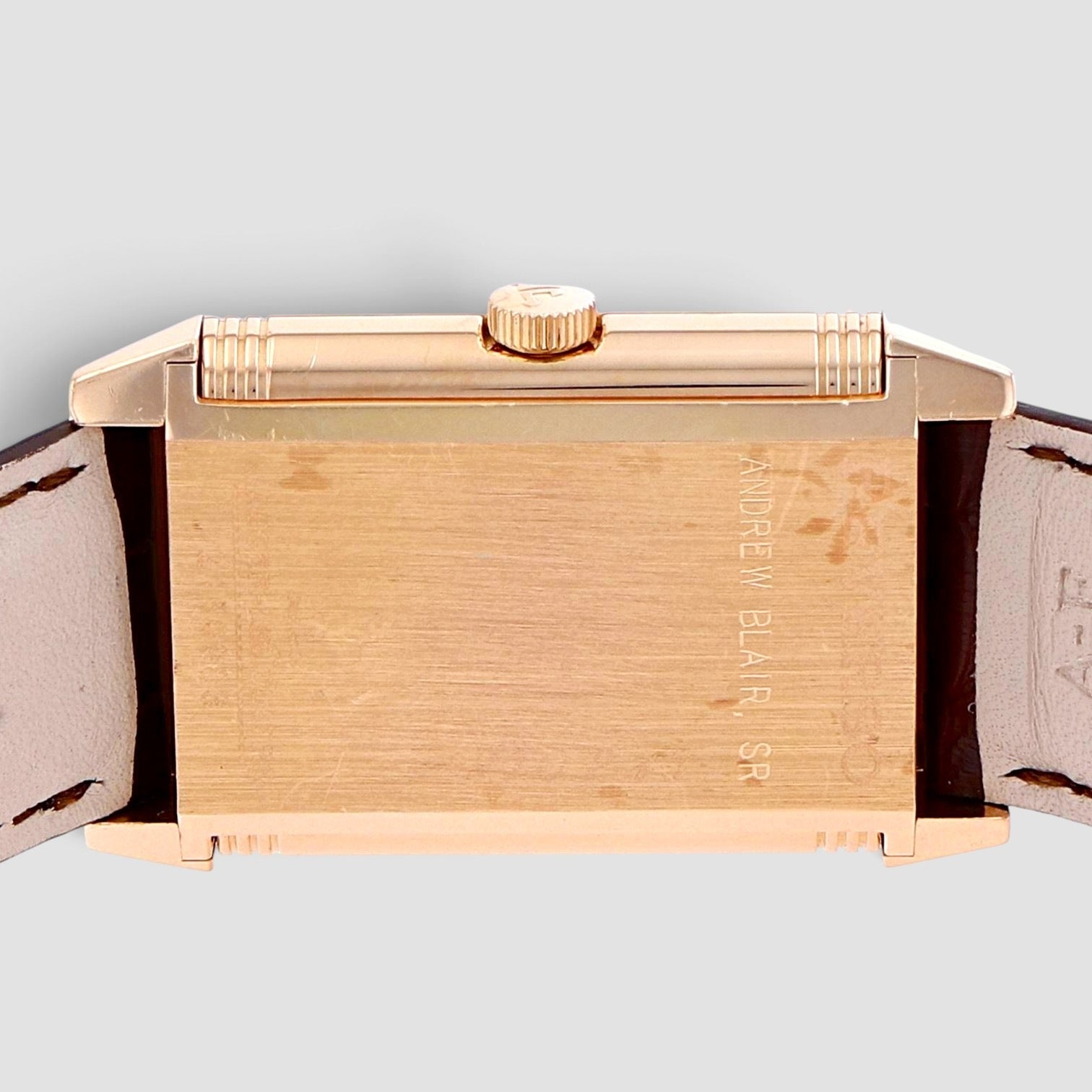 Reverso Grande Taille 26mm Rose Gold Silver Dial