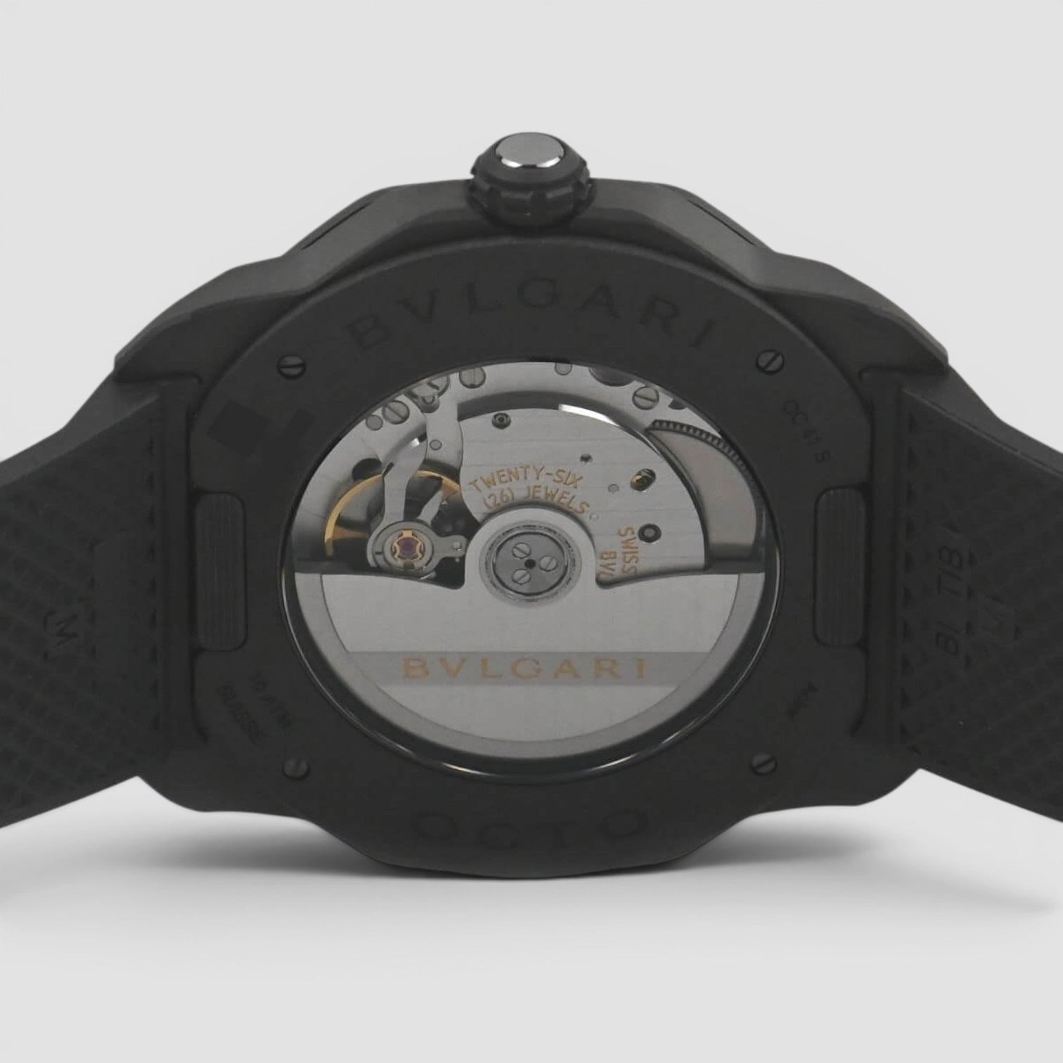 Octo Roma 41mm Stainless Steel Black Dial