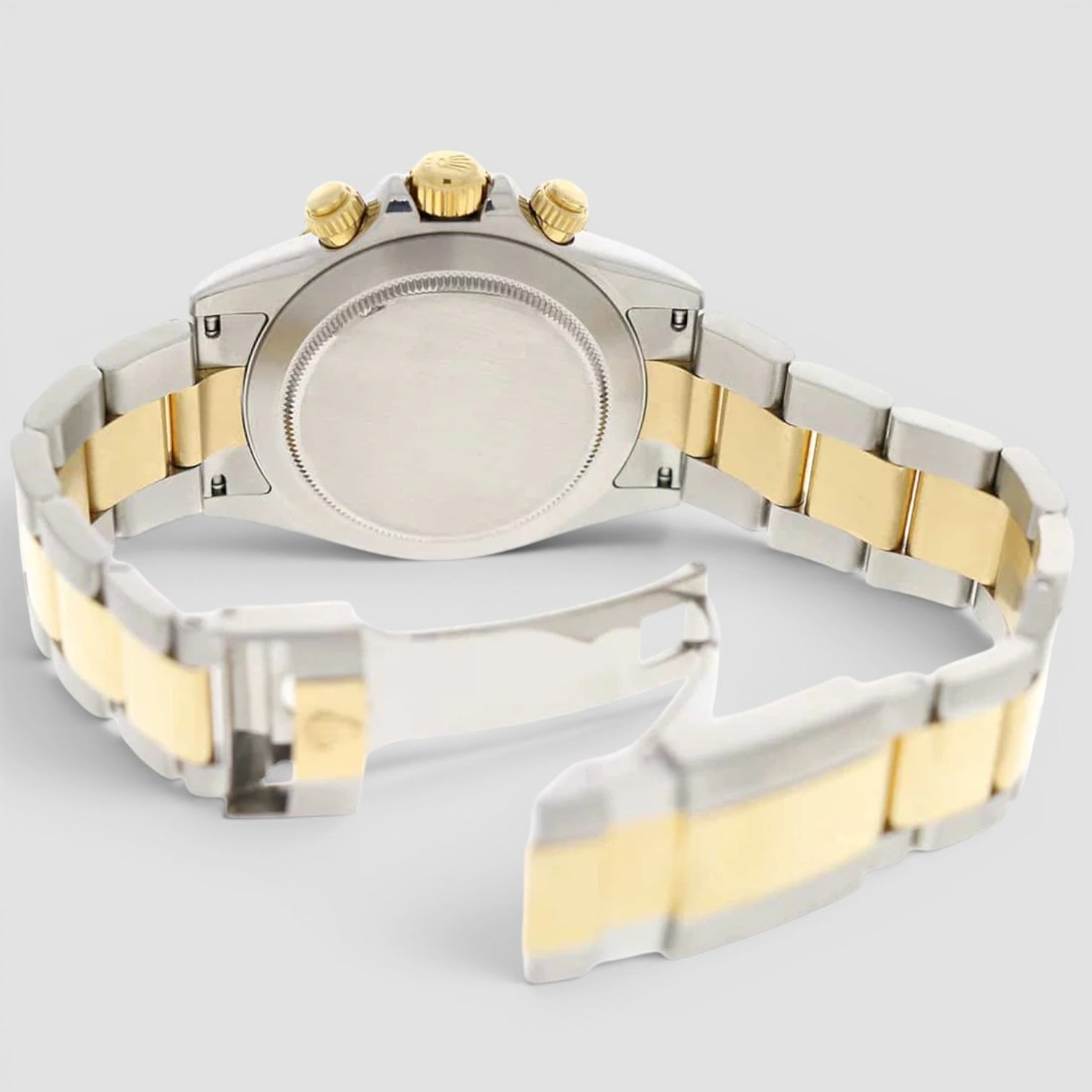 Cosmograph Daytona 40mm Steel & Yellow Gold Mother-of-Pearl Arabic Dial