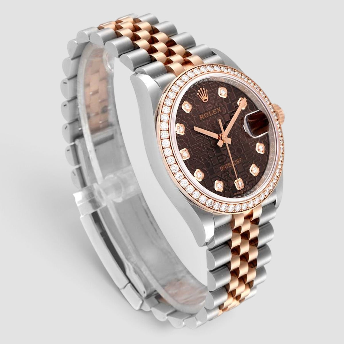 Datejust 36 Chocolate Computer Diamond Dial Jubilee