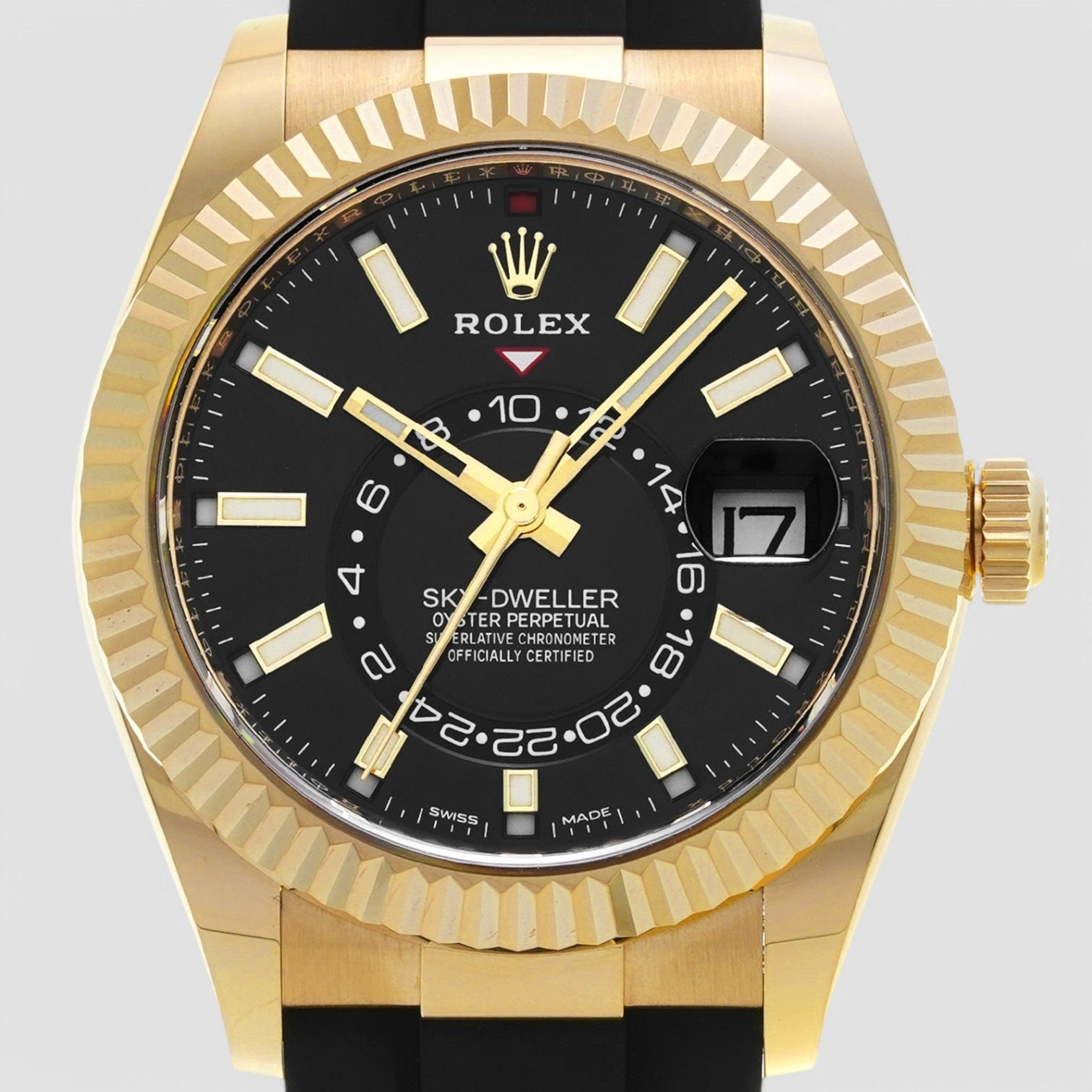 Sky Dweller Black Dial 18k Yellow Gold / OysterFlex 2022
