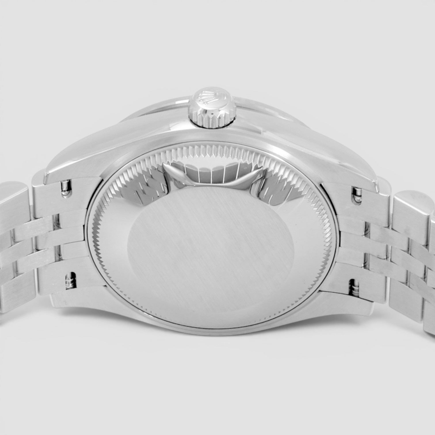 Datejust 31mm Steel & White Gold Diamond Bezel Grey Diamond Dial
