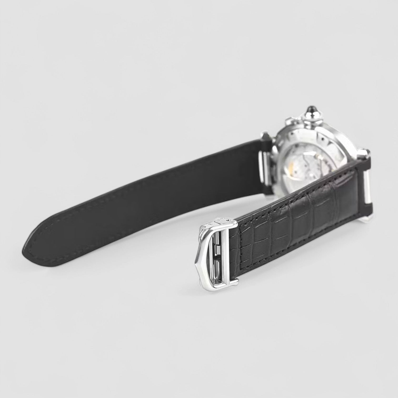 Pashagrit 950 PlatinumBezel black Dial Automatic Men's Watch