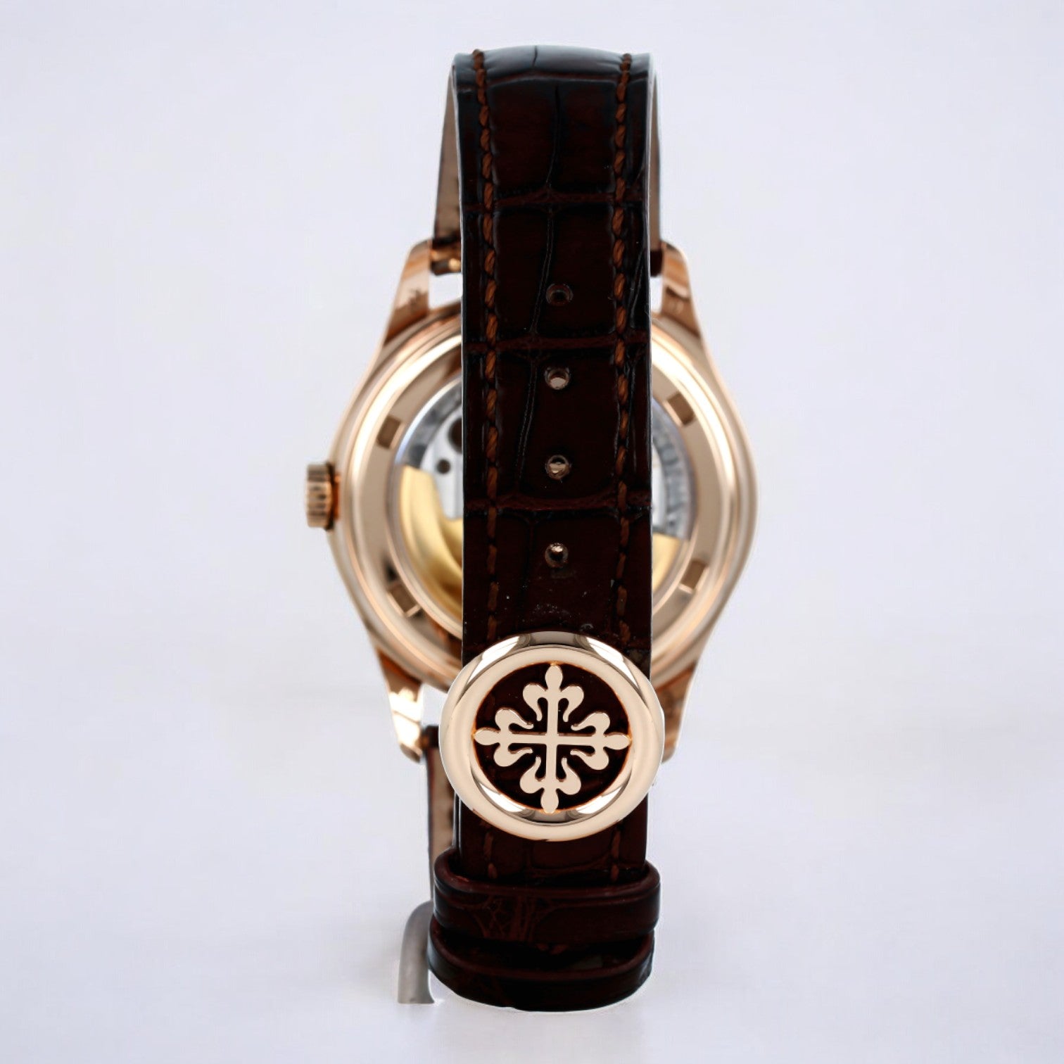 Annual Calendar 18K Rose Gold Porcelain Dial 39MM