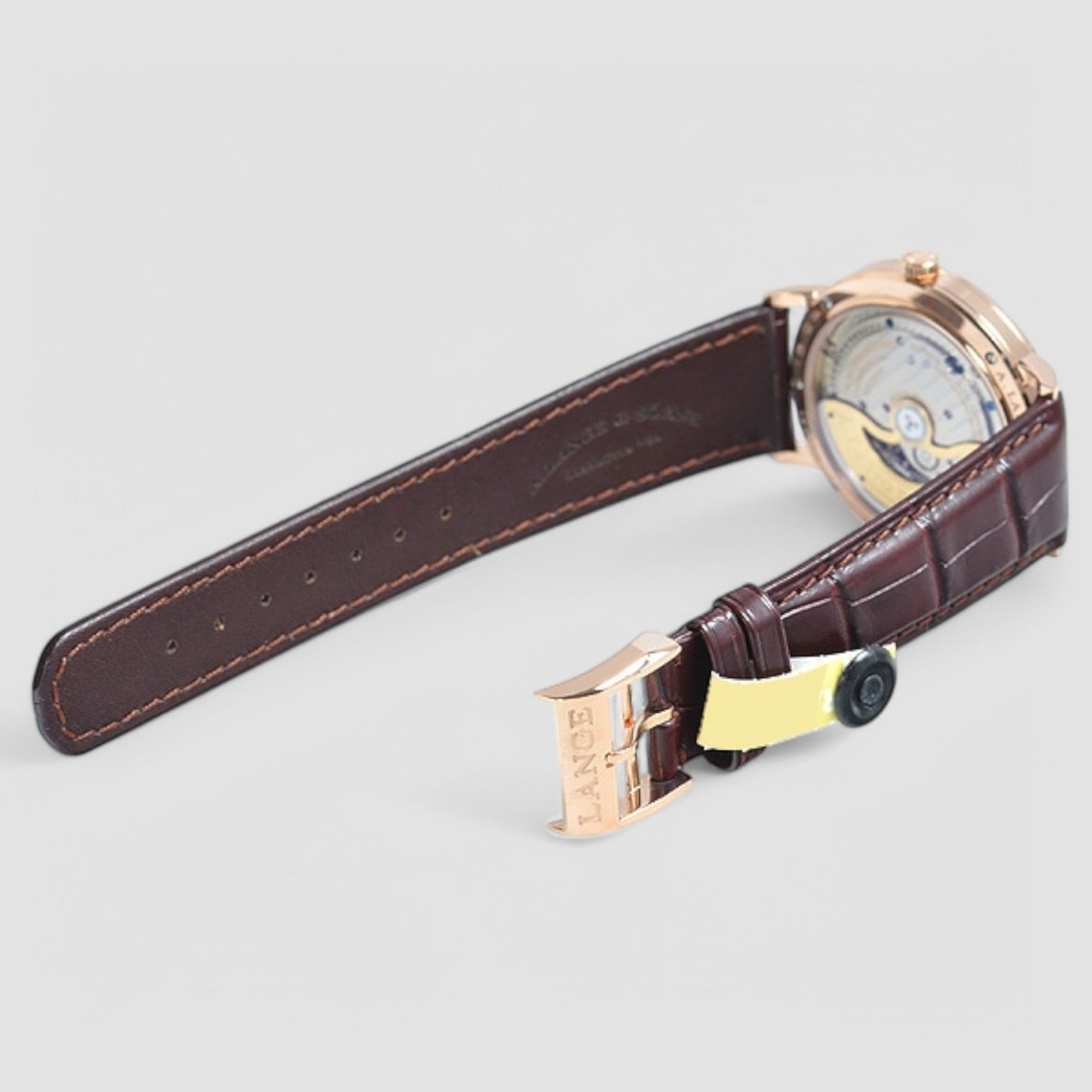 Saxonia Automatik 18K Rose Gold / Silver Dial