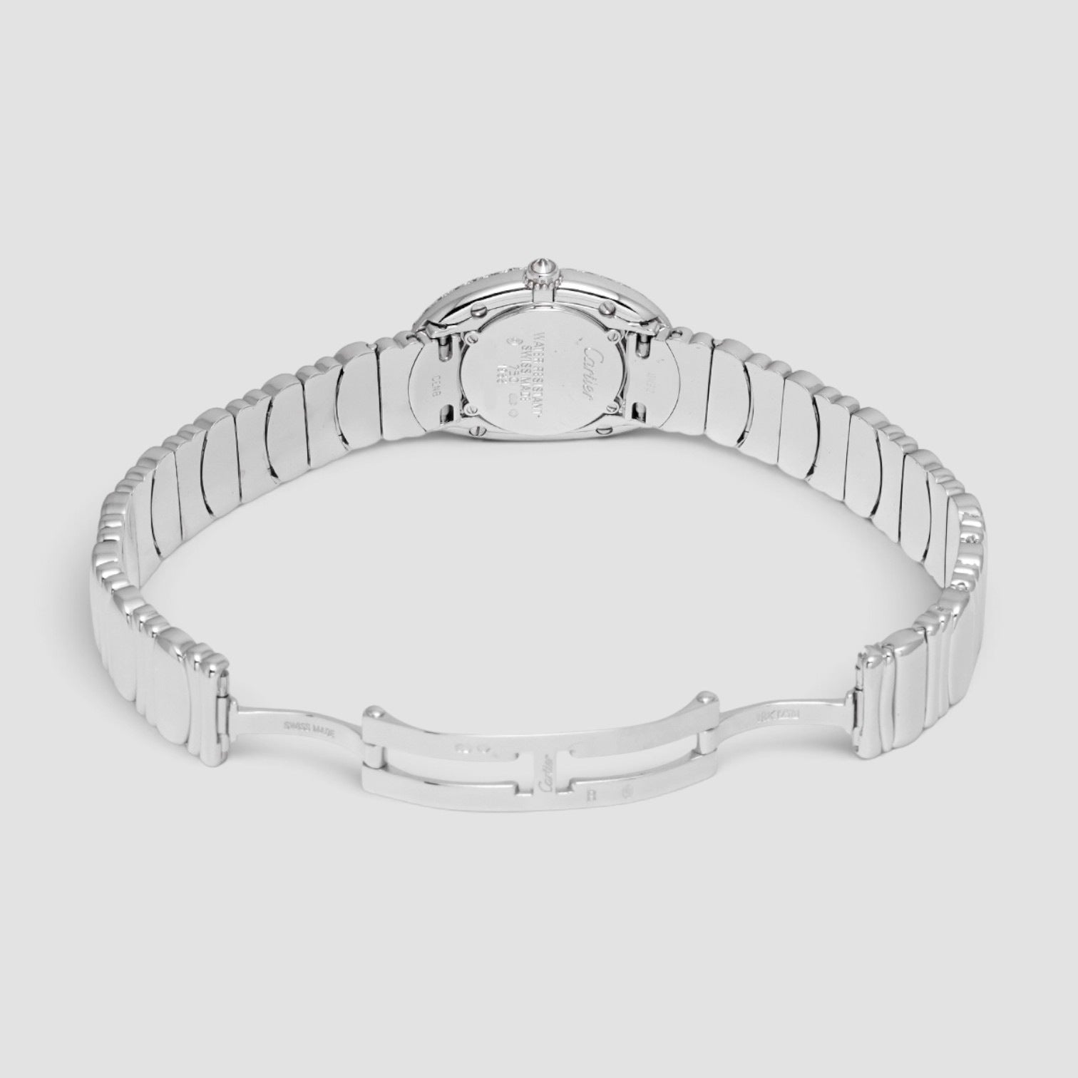 Baignoire 31 x 22.5mm 18K White Gold Diamond Dial & Bracelet