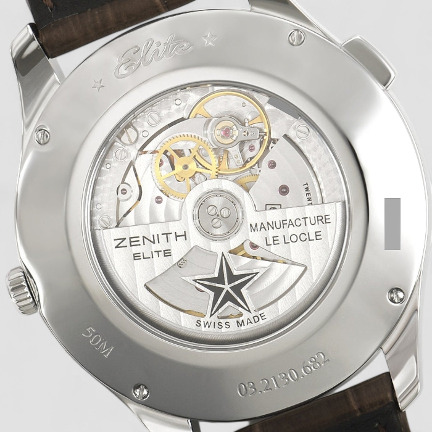 Zenith Captain Dual Time Automatic Grey Dial Men's Watch 03.2130