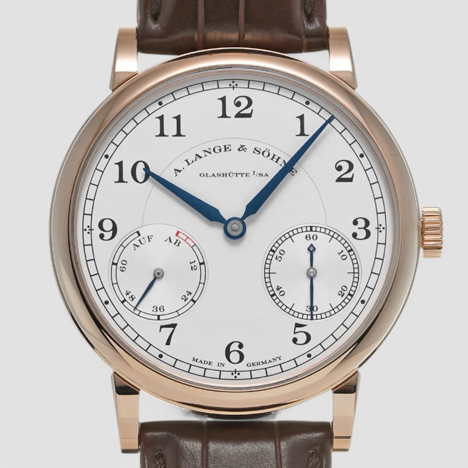 1815 Up & Down 18K Rose Gold Silver Dial