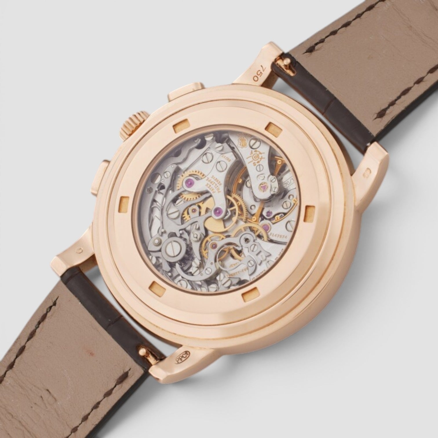 Chronograph Rose Gold Silver Dial