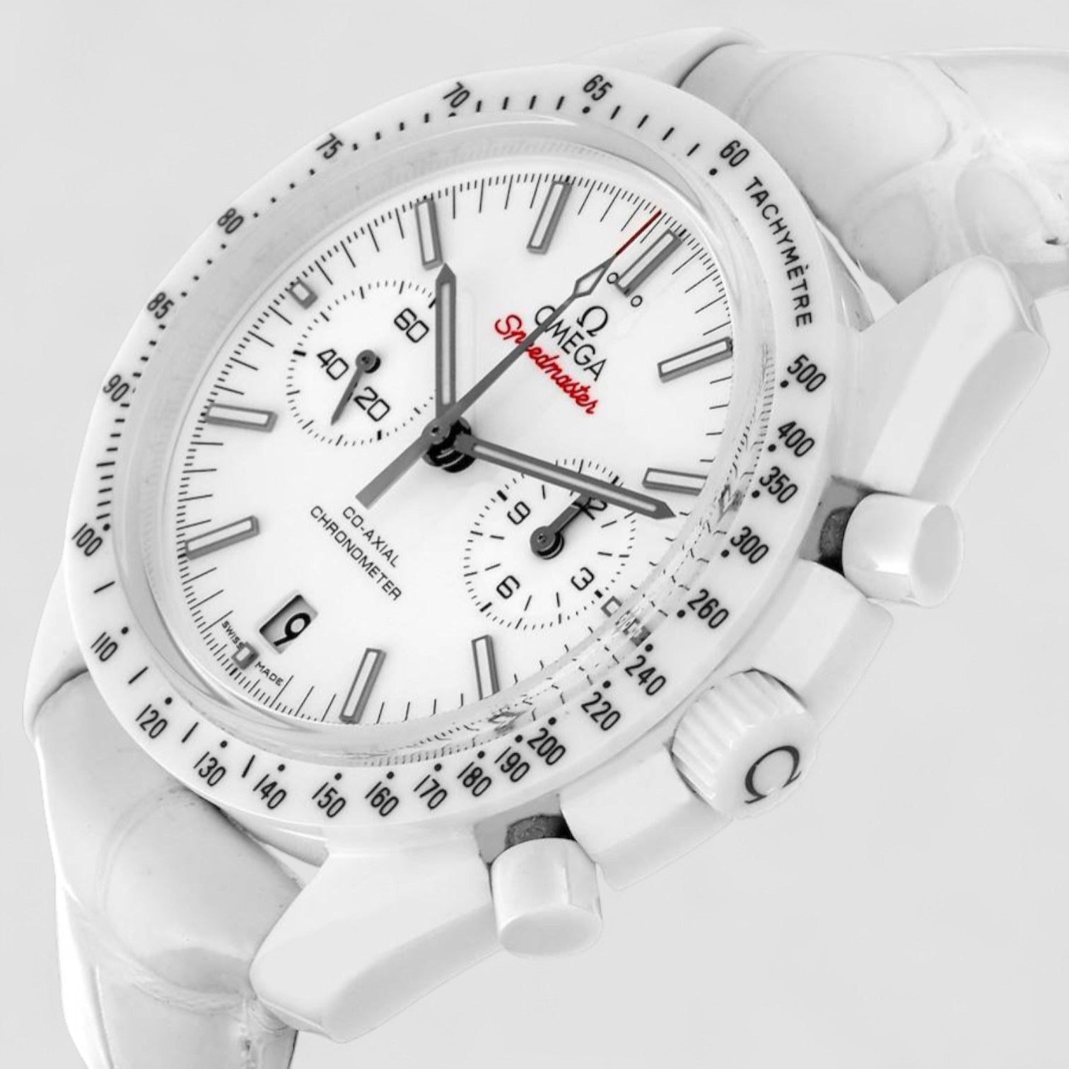 Speedmaster White Side of the Moon Ceramic Mens Watch