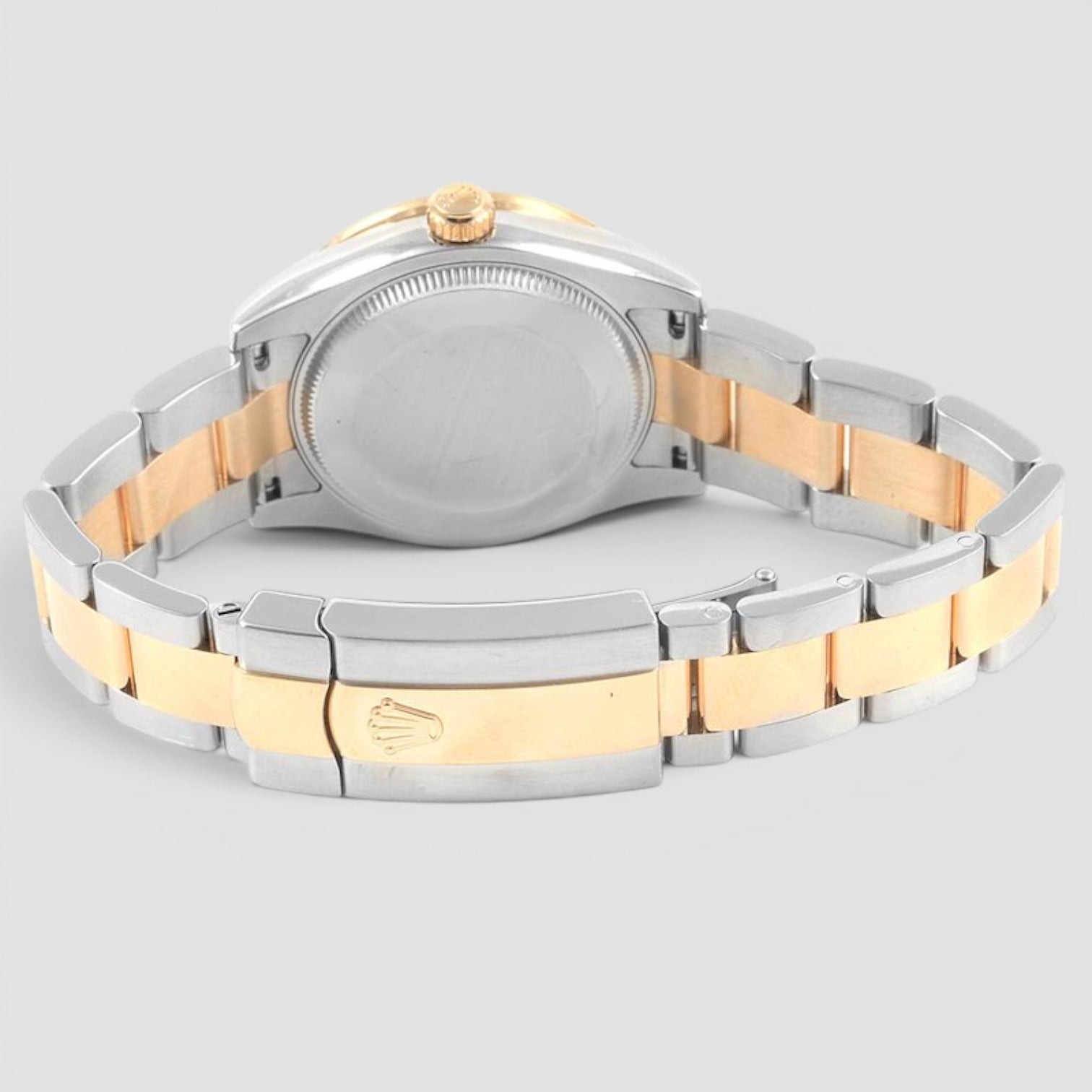 Datejust 31mm Steel & Yellow Gold Diamond Champagne Dial