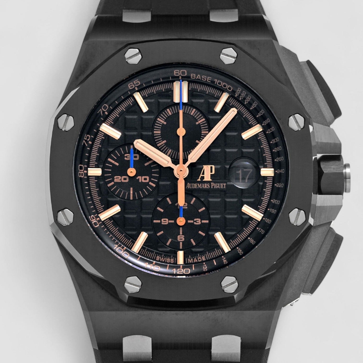 Royal Oak Offshore Black Dial Ceramic / Rubber