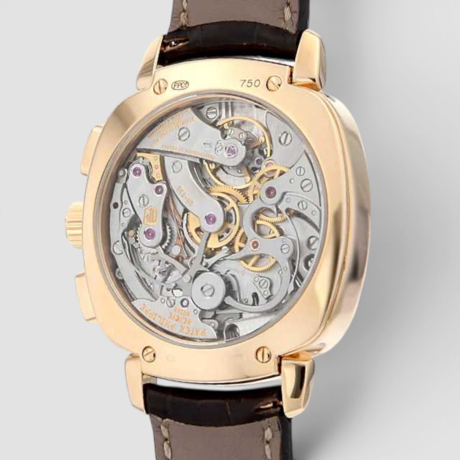 Complications Chronograph 35×39mm Rose Gold Diamond Bezel