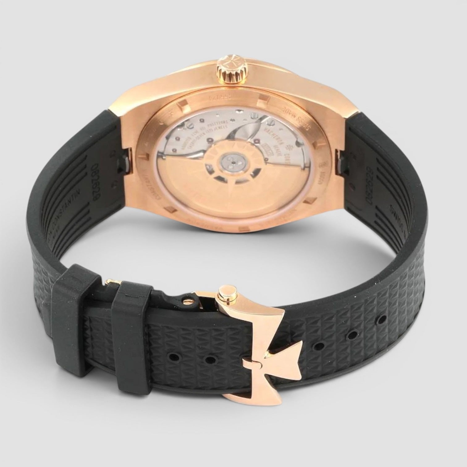 Overseas 41mm Rose Gold Silver Dial