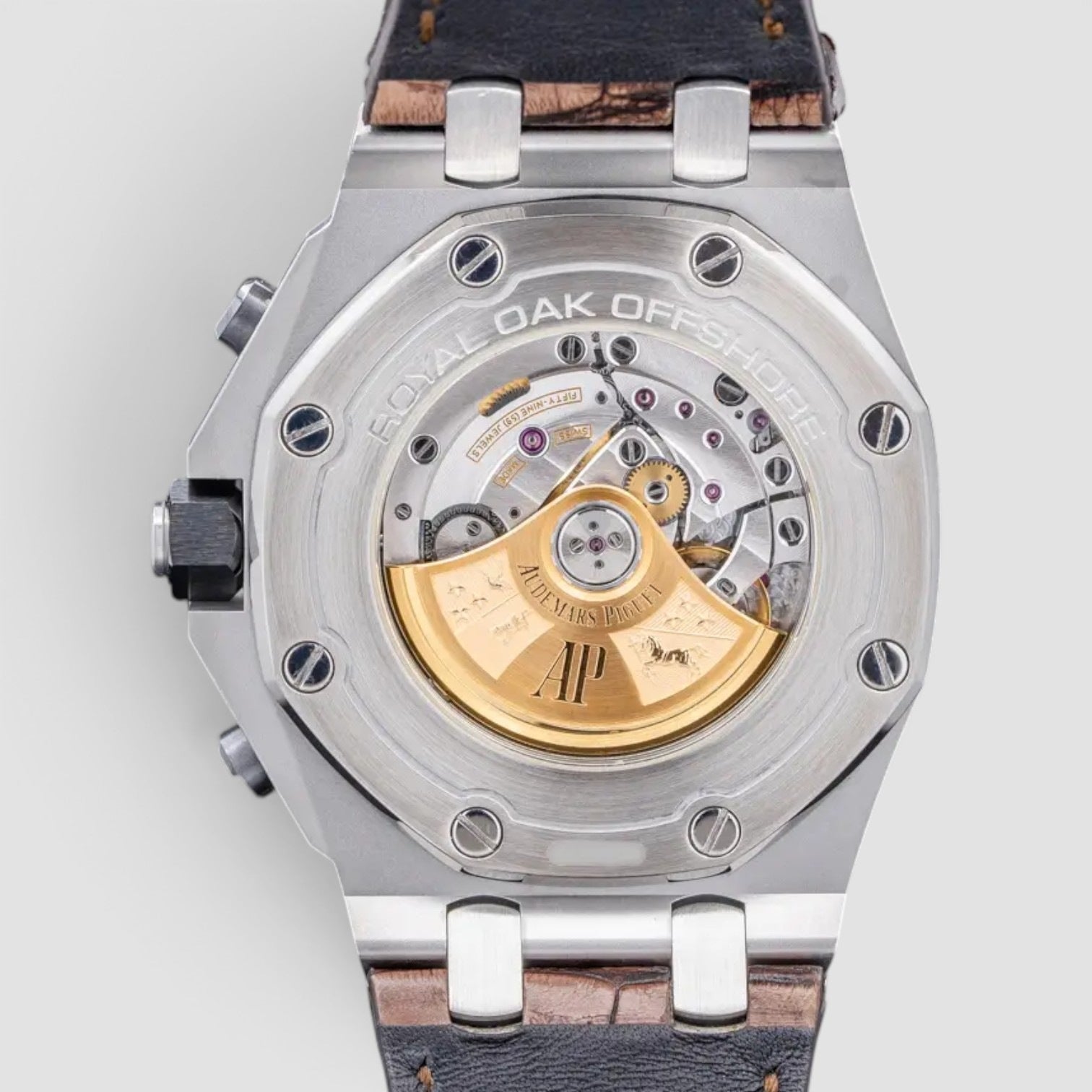 Royal Oak Offshore Chronograph 42mm Steel Brown Mega Tapisserie Dial