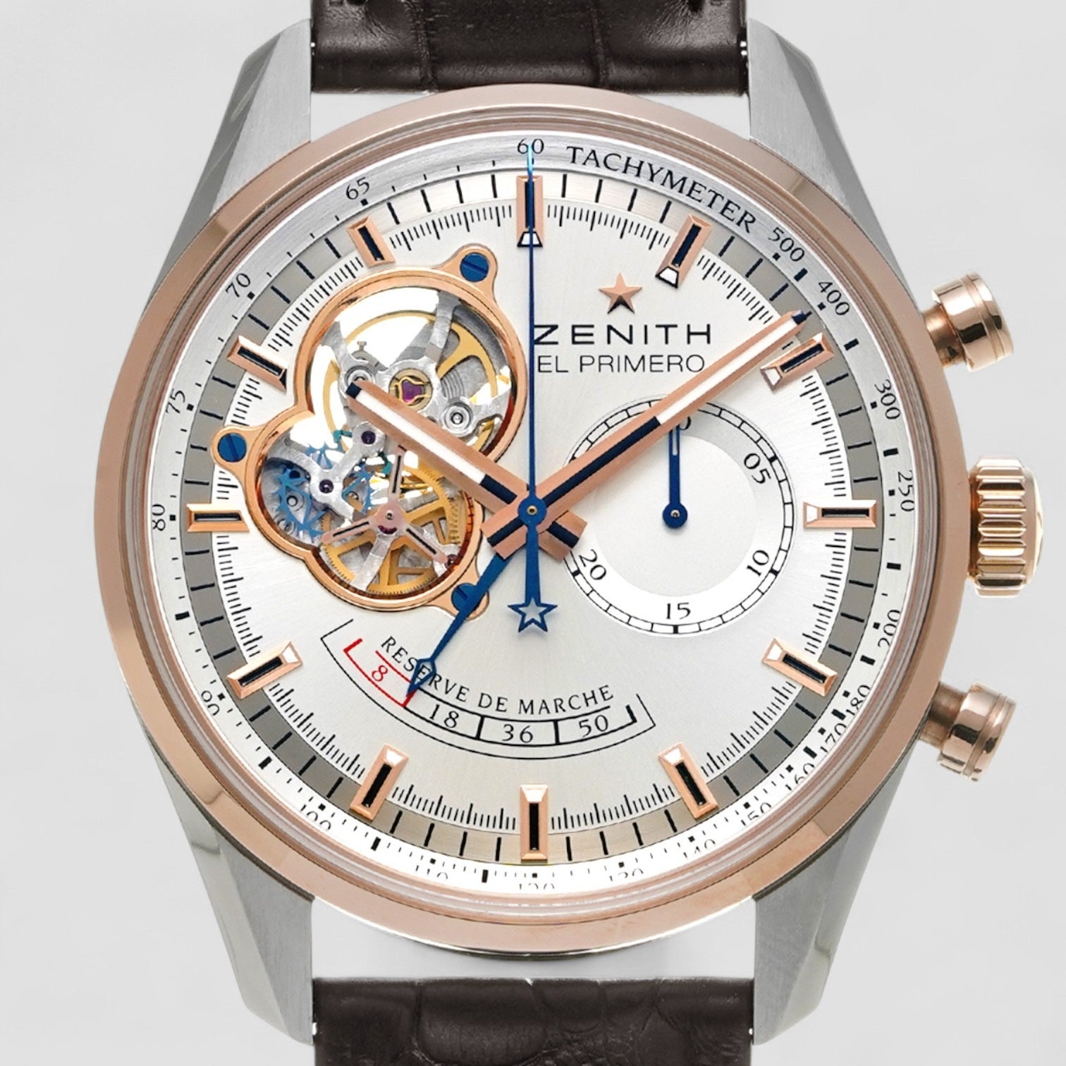 ＊完成＊a.mk様オーダー レオ Zenith Chronomaster Open Power Reserve Mens Watch 42mm 51.2080