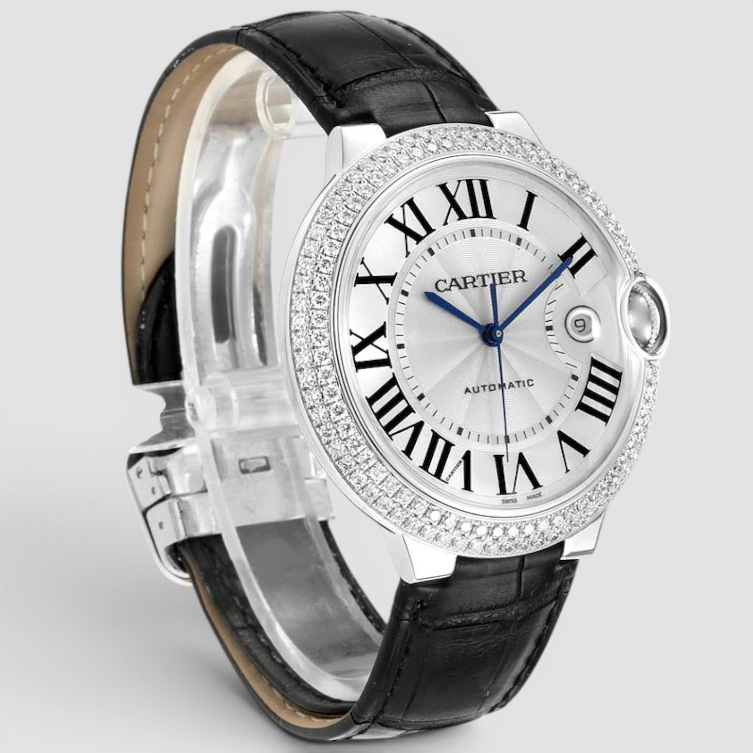 Ballon Bleu 42 White Gold Diamond