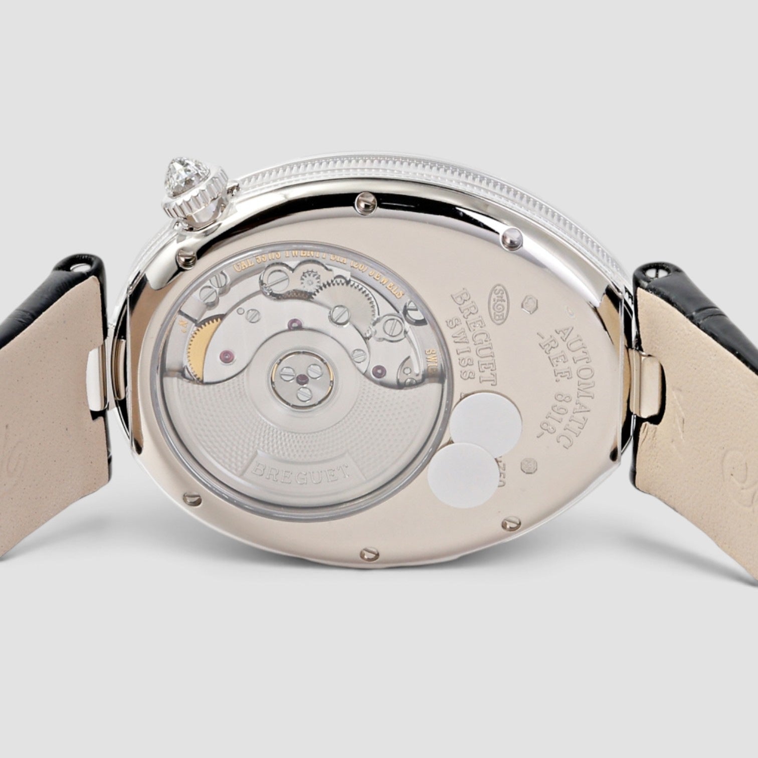 Reine de Naples 18K White Gold Diamond Mother-of-Pearl Dial