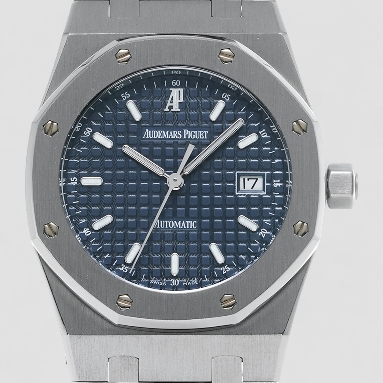 Royal Oak Stainless Steel Blue Automatic Wristwatch 33mm