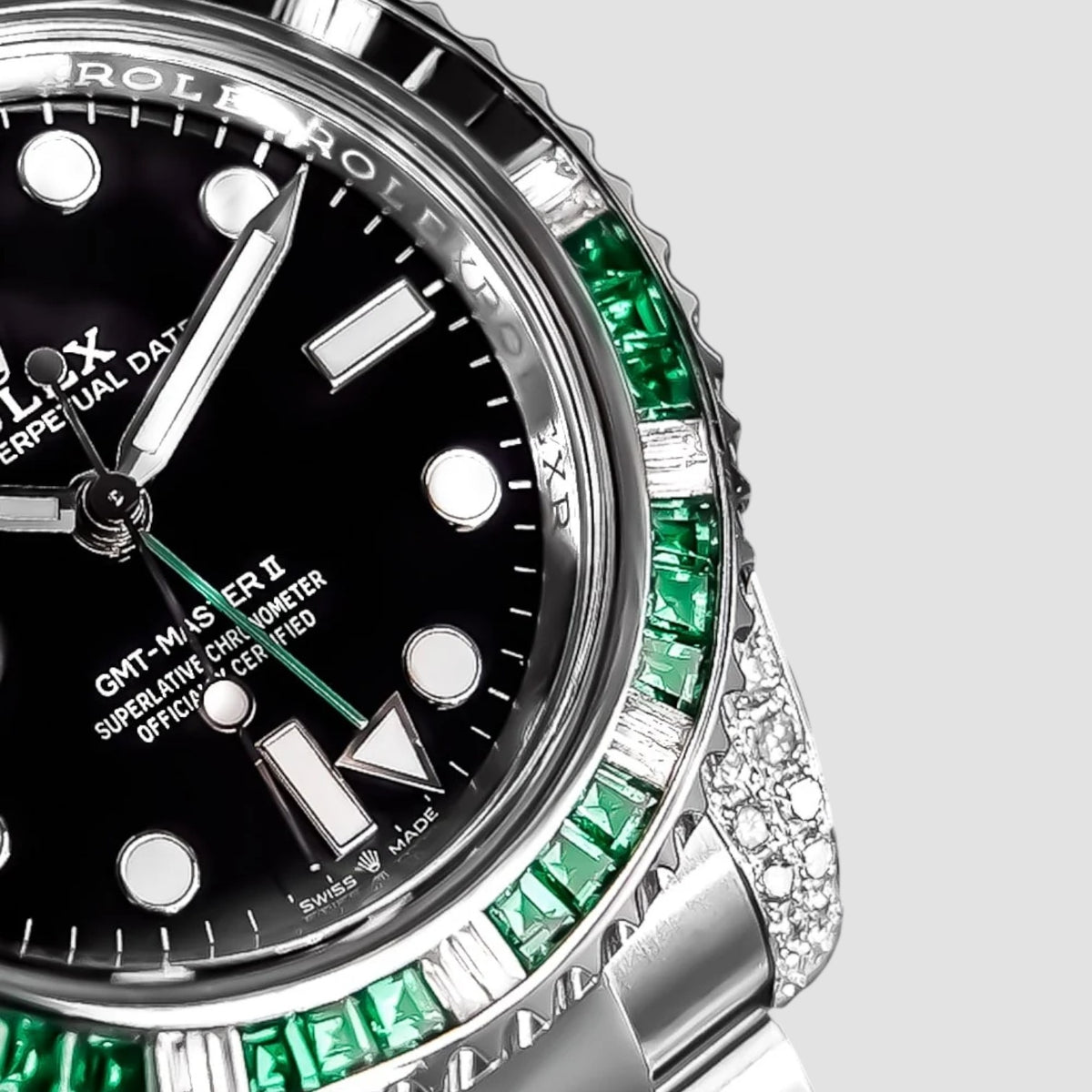 GMT-Master II 40 Sprite Custom Diamond-Set