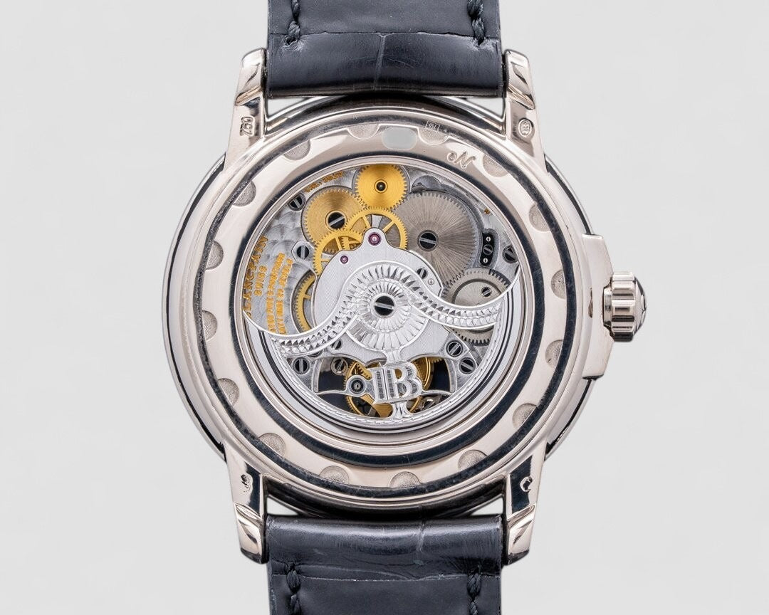 Leman Tourbillon Perpetual Calendar Black Dial 18K WG