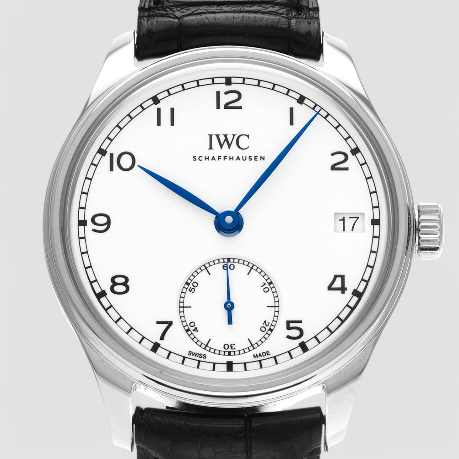 Portuguse Hand Wound 8 Days Stainless Steel 150 Years