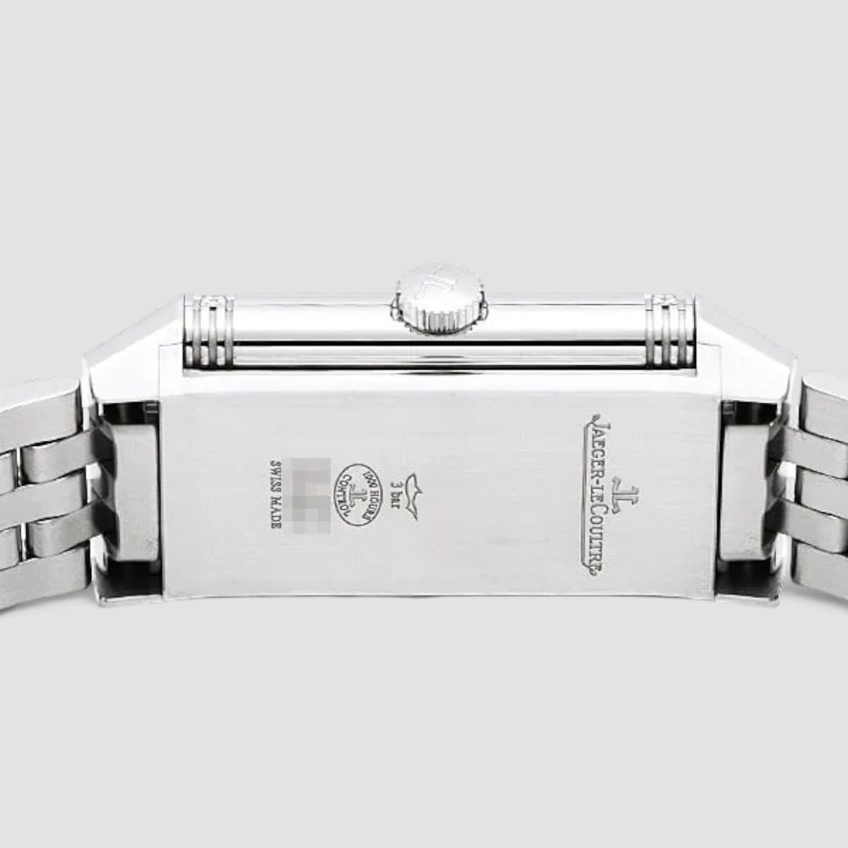 Reverso One Monoface 40mm Steel Diamond Silver Dial