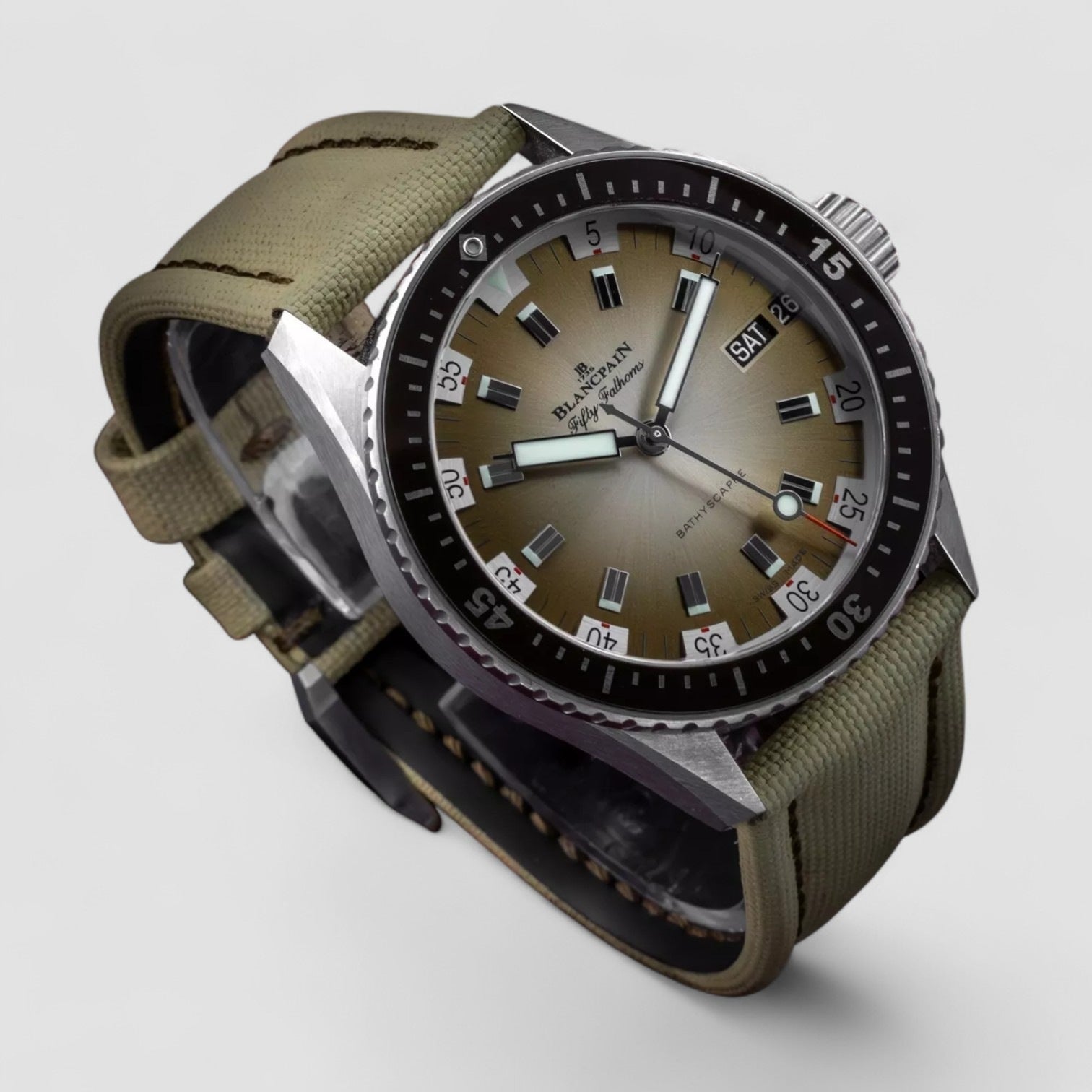 Fifty Fathoms Bathyscaphe Day Date Desert Edition