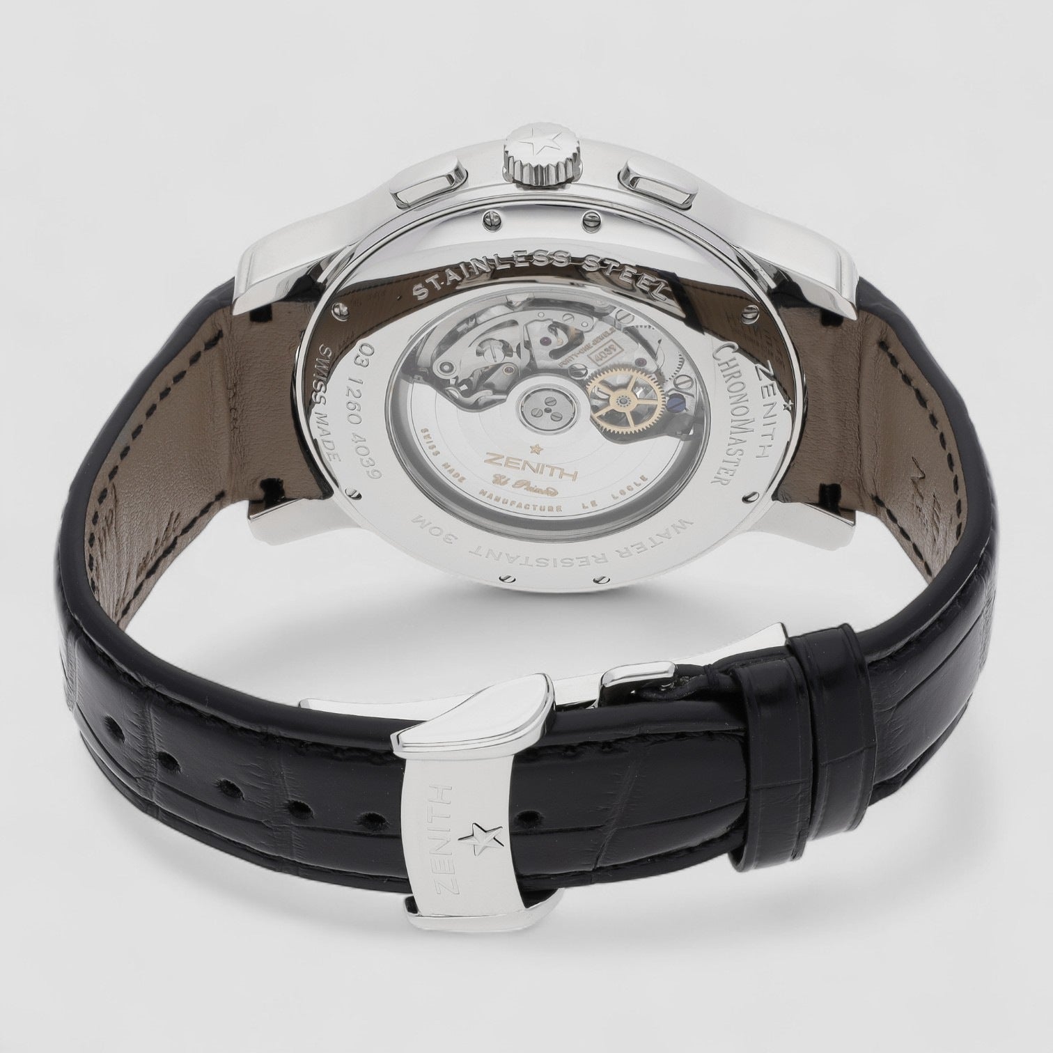 T*k様 ZENITH クロノマスターXXTオープン　シルバー Zenith Chronomaster XXT Open Grande Date Mens Watch 03.1260.4039