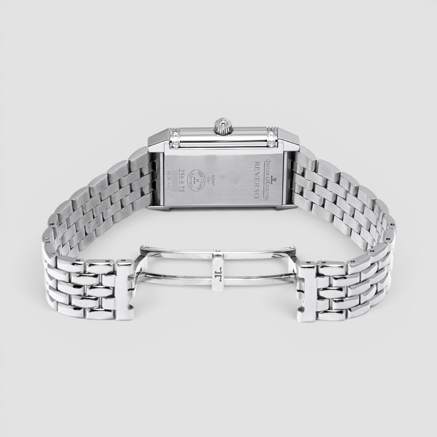 Reverso Duetto Classique 38.7 × 23mm Steel Silver Dial