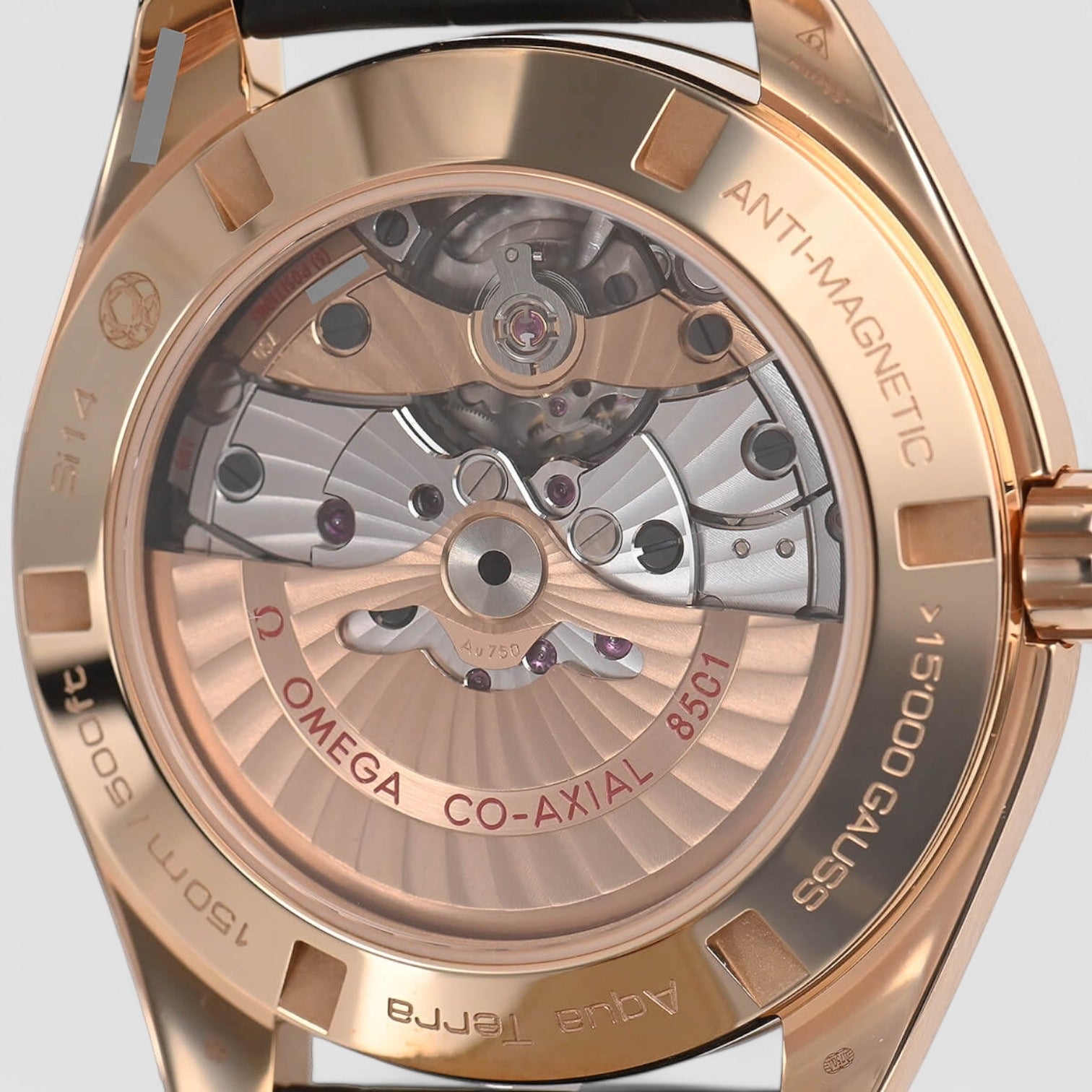 Aqua Terra Brown Dial Rose Gold 42MM