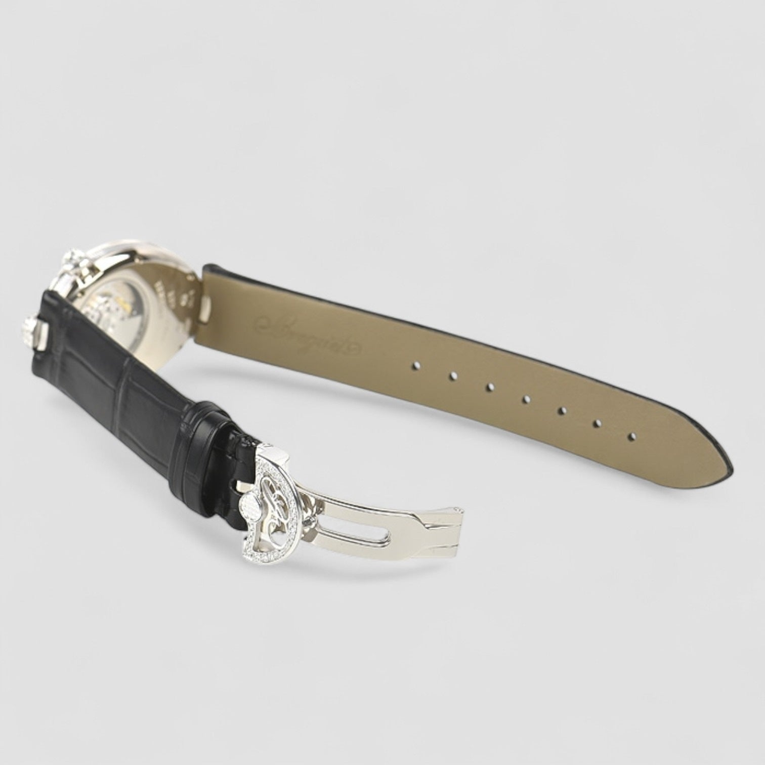 Reine de Naples Automatic Mini Pave Diamond Dial Women's Watch