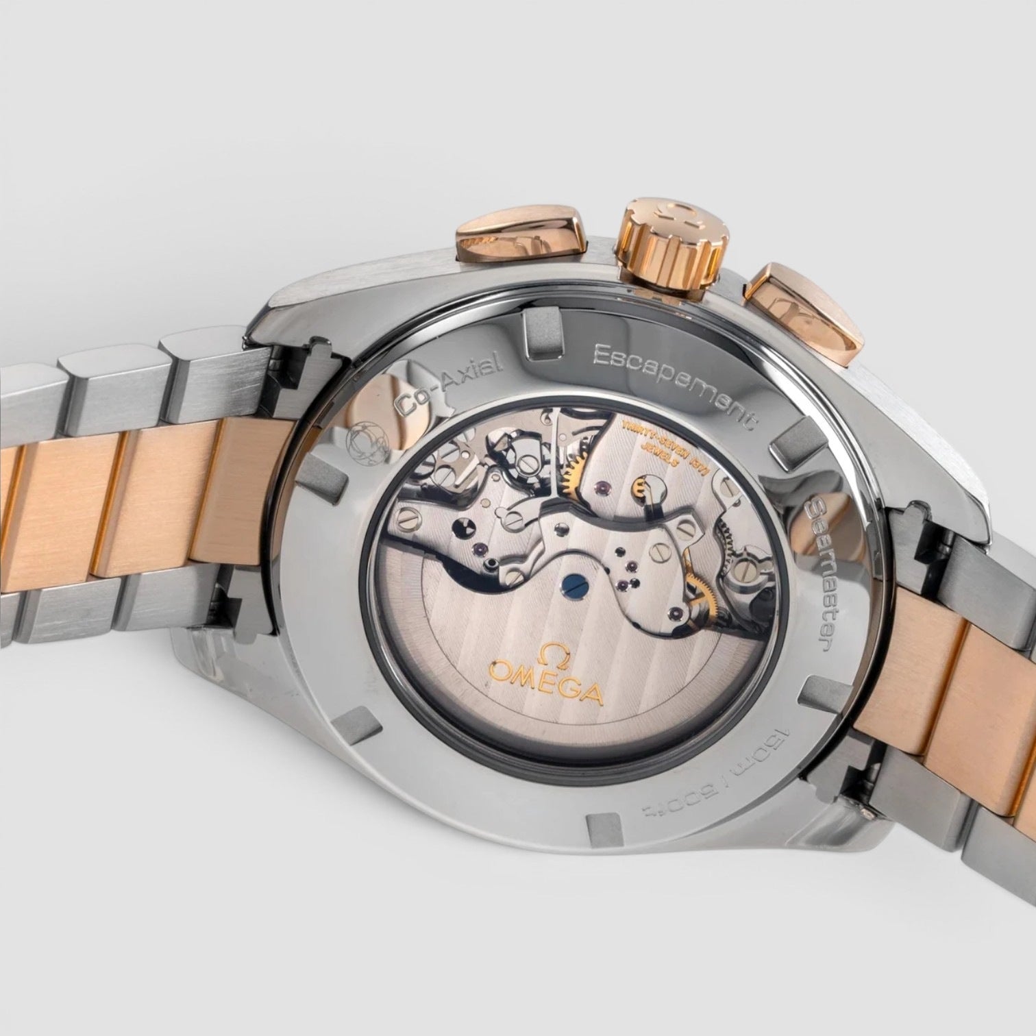 Seamaster Aqua Terra Chronograph 44mm Steel & Pink Gold Grey Dial
