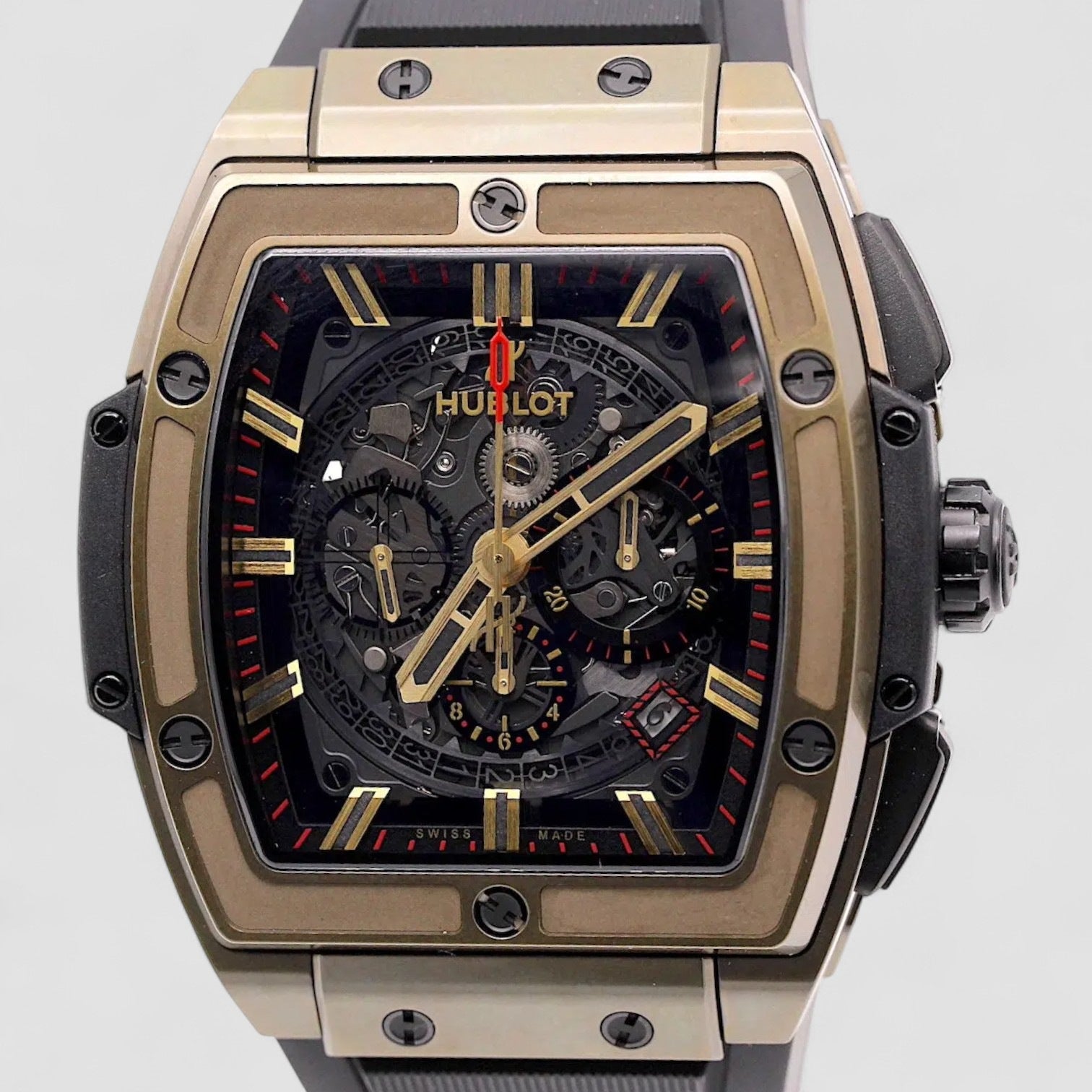 Shaped Spirit of Big Bang Chronograph Full Magic Gold 45mm